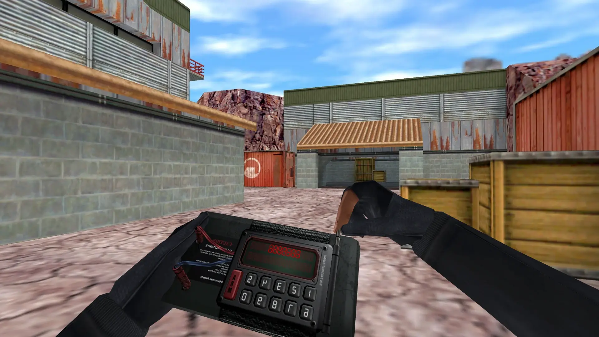 HQ C4 — de_nuke (first person)