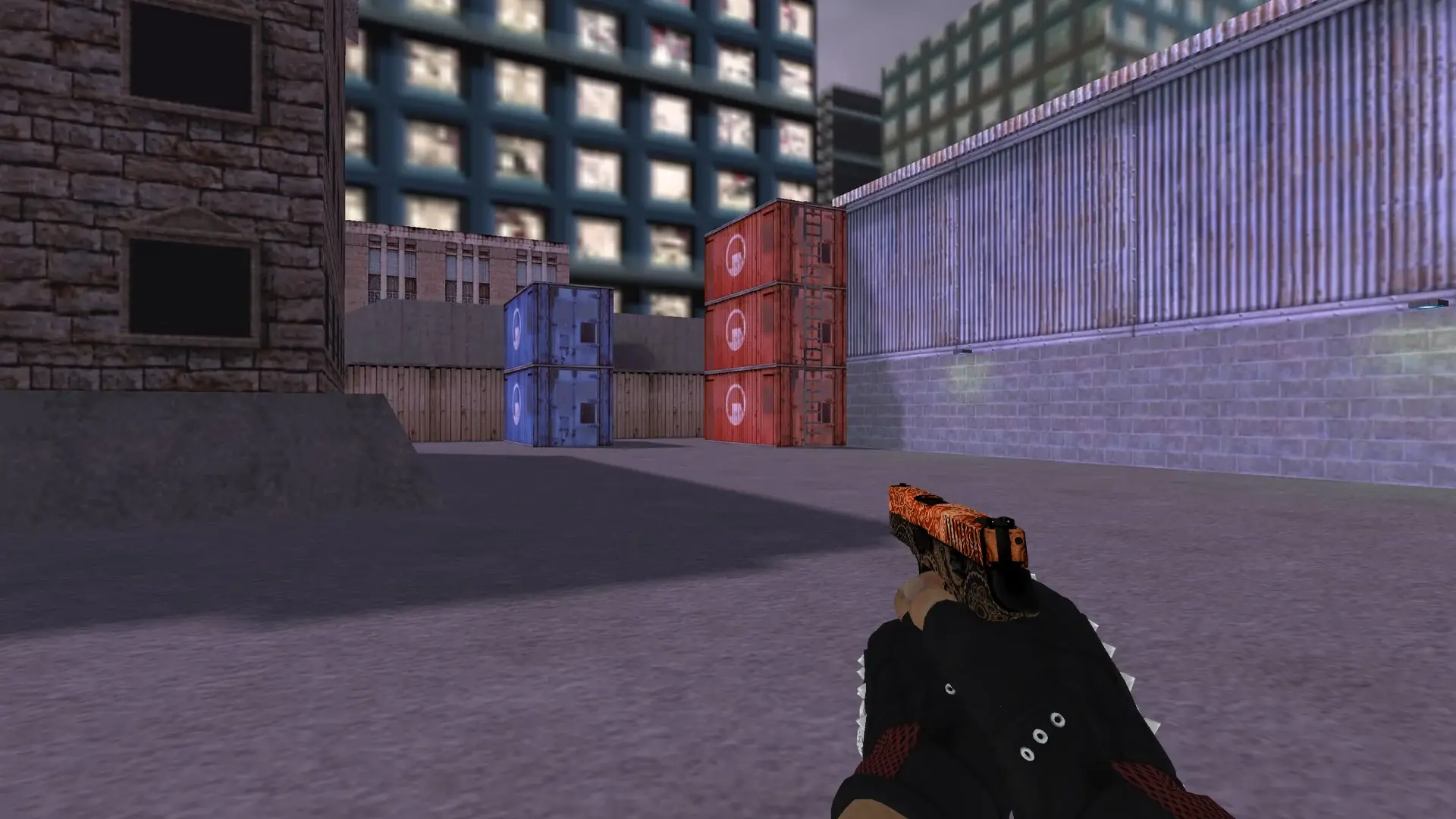 P228 — Bloodhound Gloves Charred Pack — cs_assault (first person)