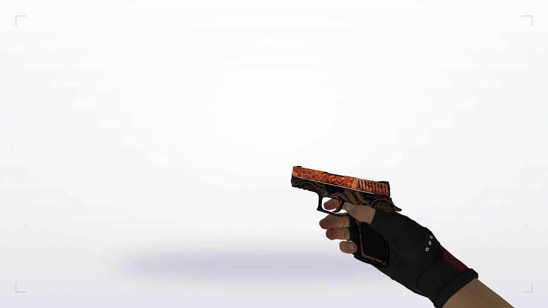 P228 — Bloodhound Gloves Charred Pack — first person