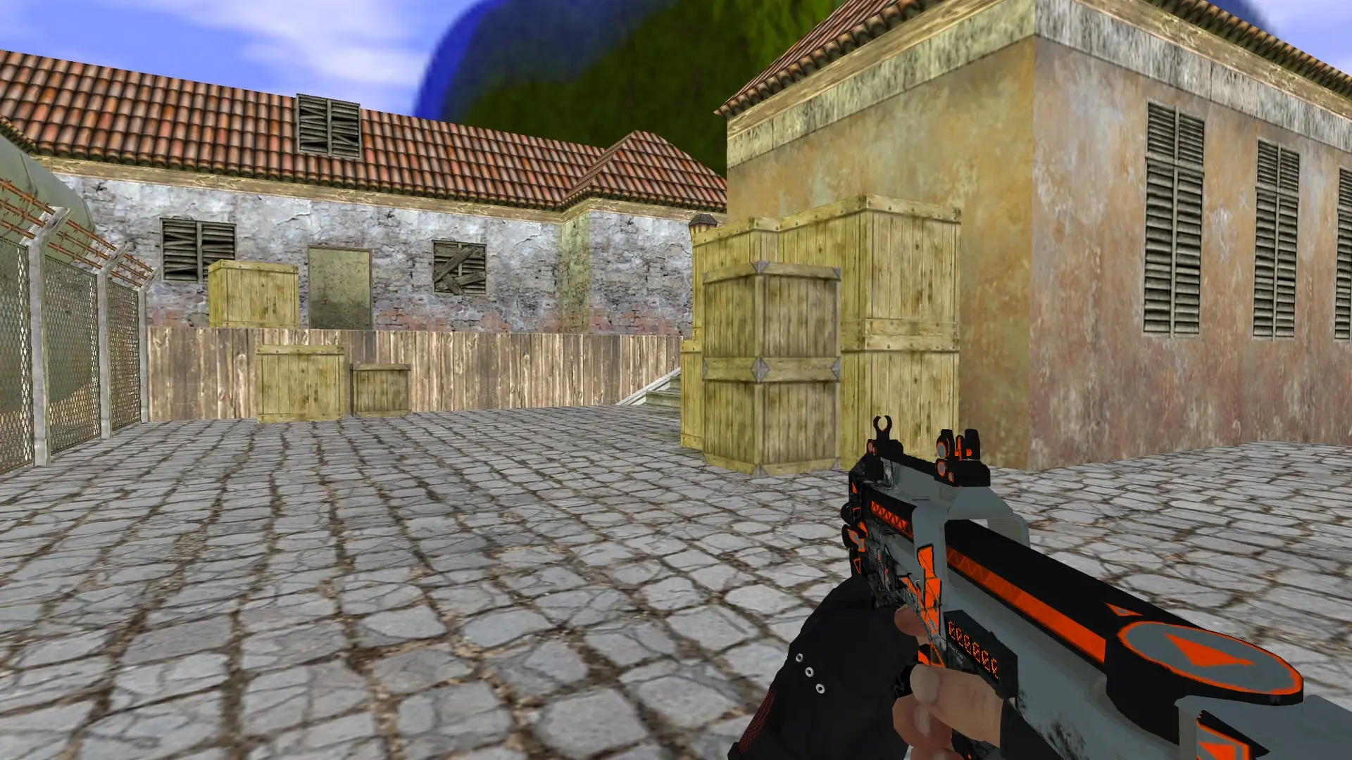 P90 — Bloodhound Gloves Charred Pack — de_inferno (first person)