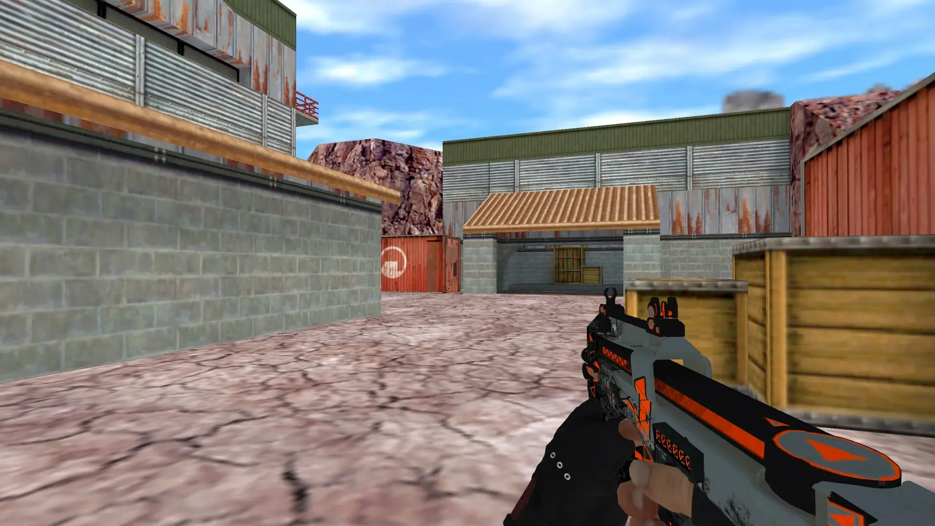 P90 — Bloodhound Gloves Charred Pack — de_nuke (first person)