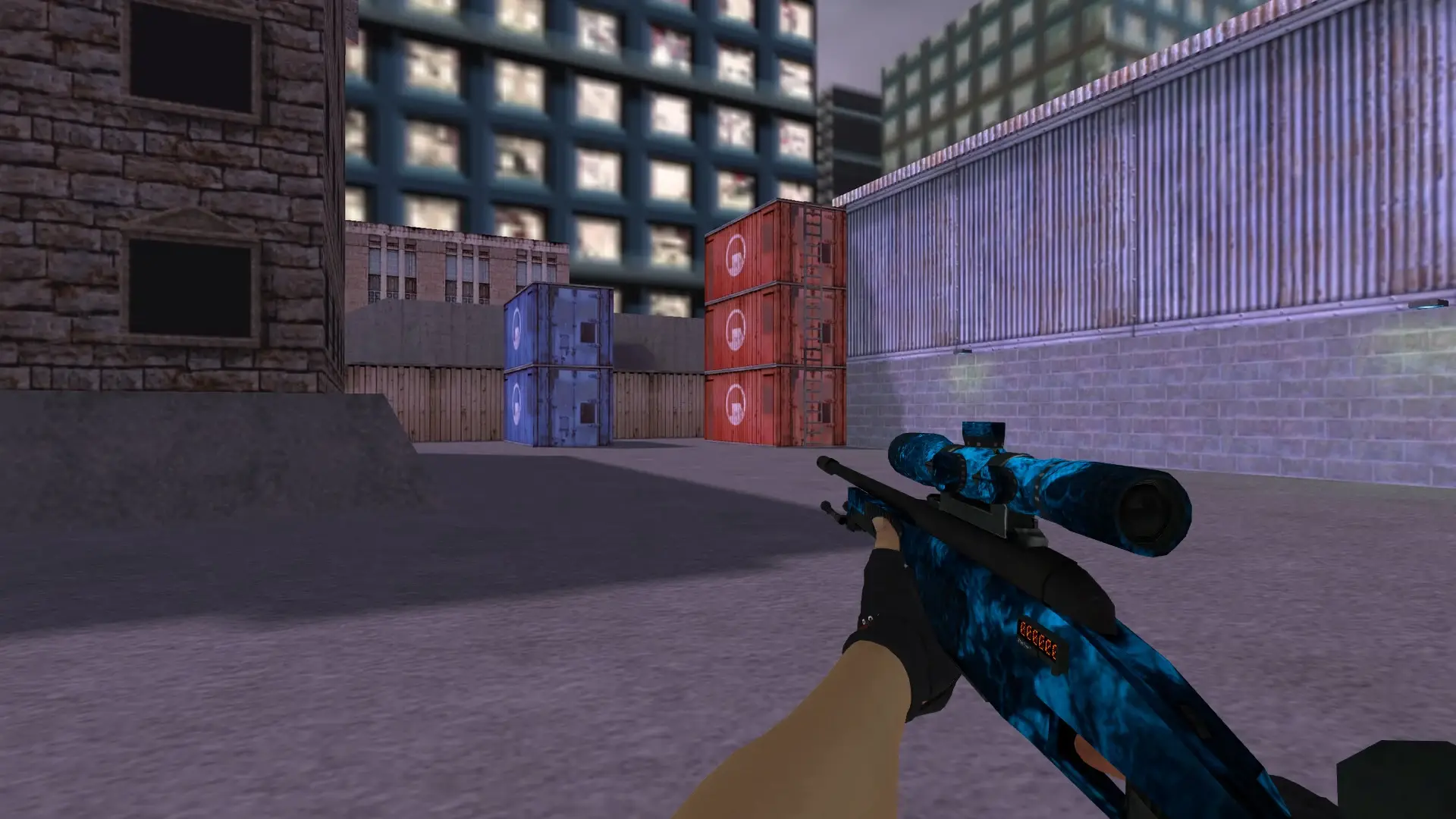 Scout — Bloodhound Gloves Charred Pack — cs_assault (first person)