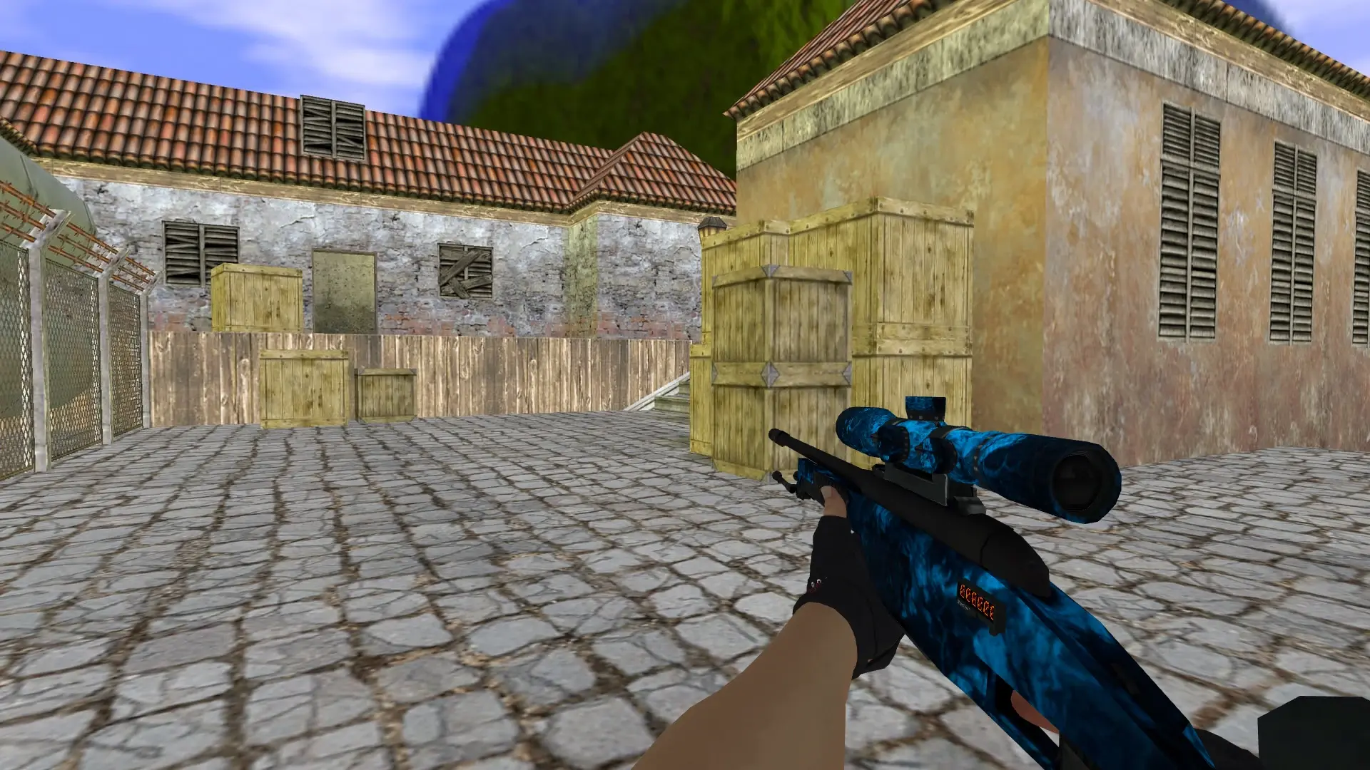 Scout — Bloodhound Gloves Charred Pack — de_inferno (first person)