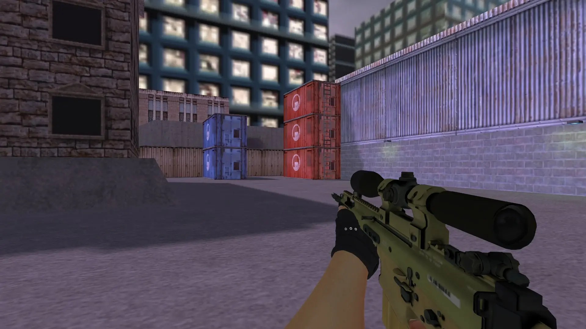SG550 — Bloodhound Gloves Charred Pack — cs_assault (first person)