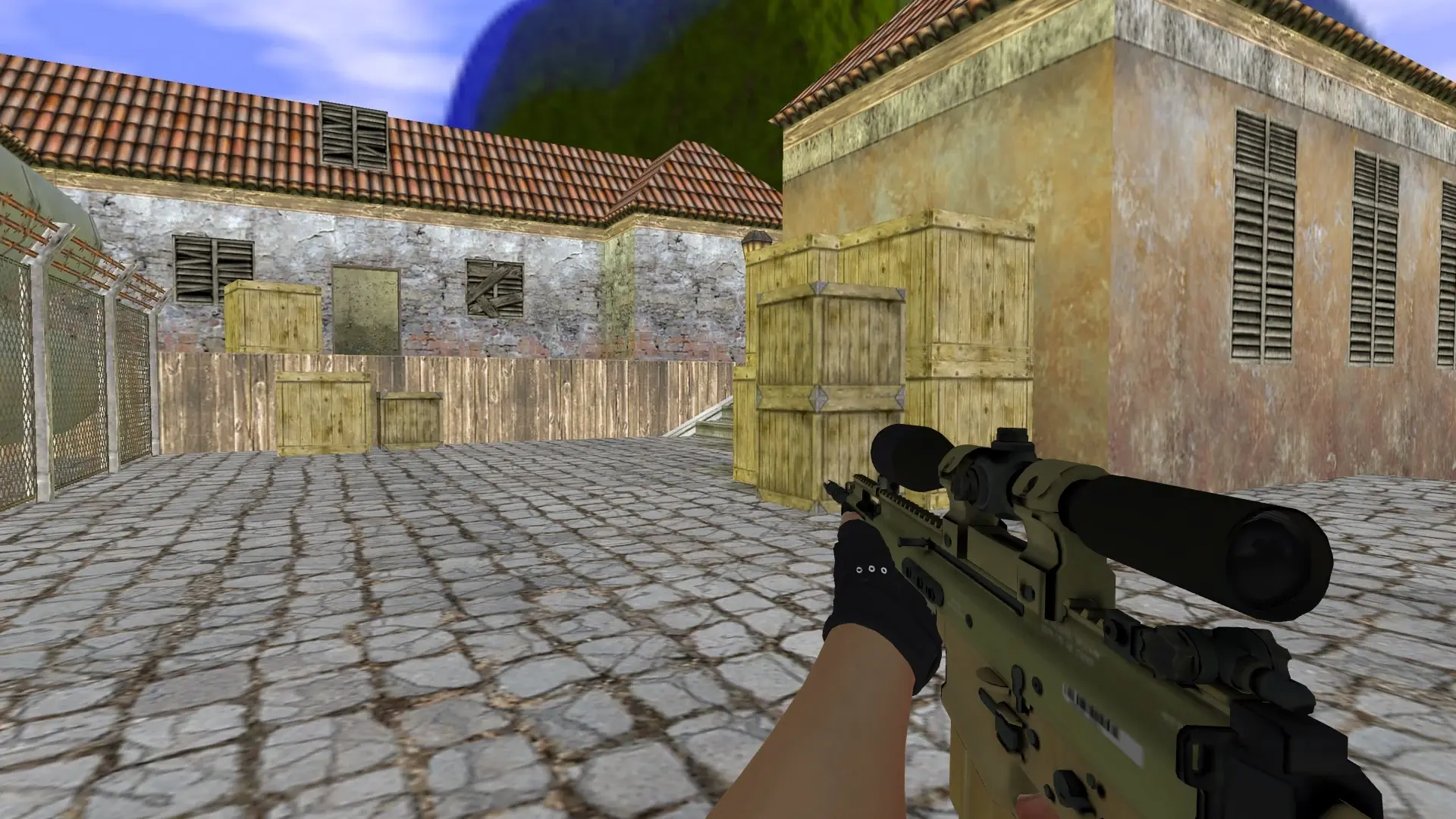 SG550 — Bloodhound Gloves Charred Pack — de_inferno (first person)