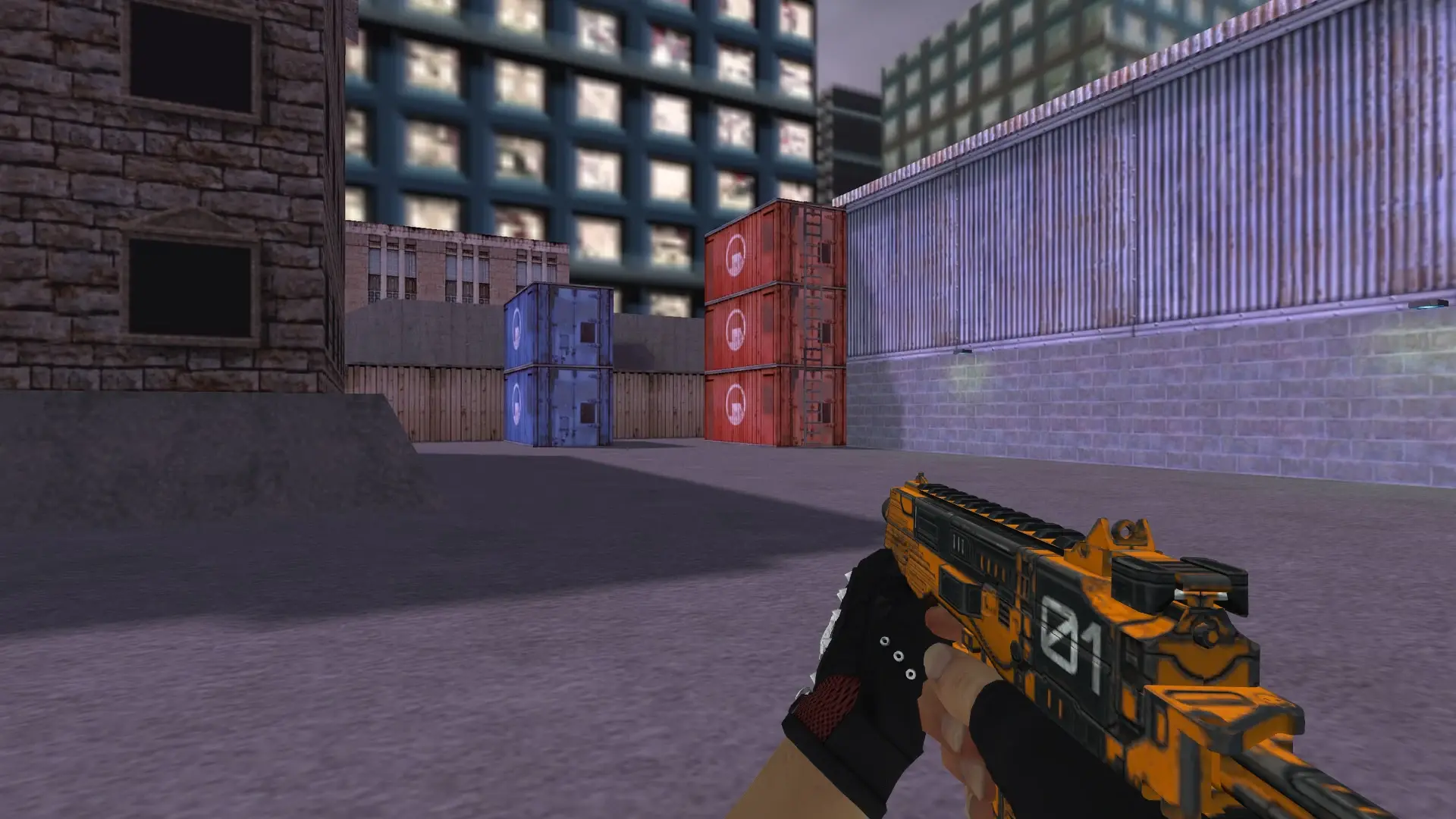 TMP — Bloodhound Gloves Charred Pack — cs_assault (first person)