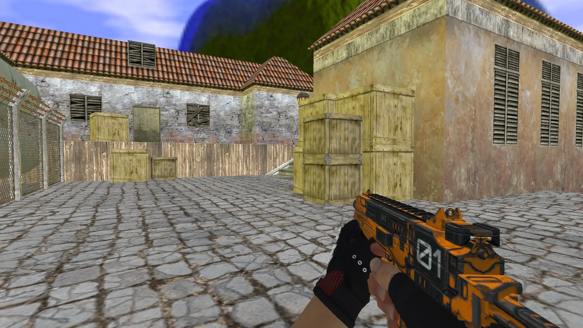 TMP — Bloodhound Gloves Charred Pack — de_inferno (first person)