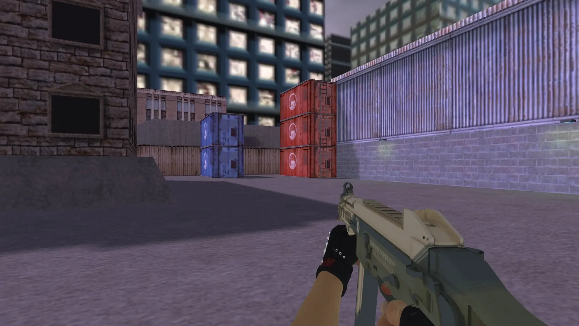 UMP-45 — Bloodhound Gloves Charred Pack — cs_assault (first person)