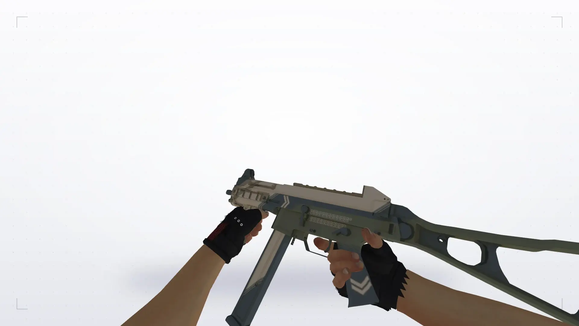UMP-45 — Bloodhound Gloves Charred Pack — first person