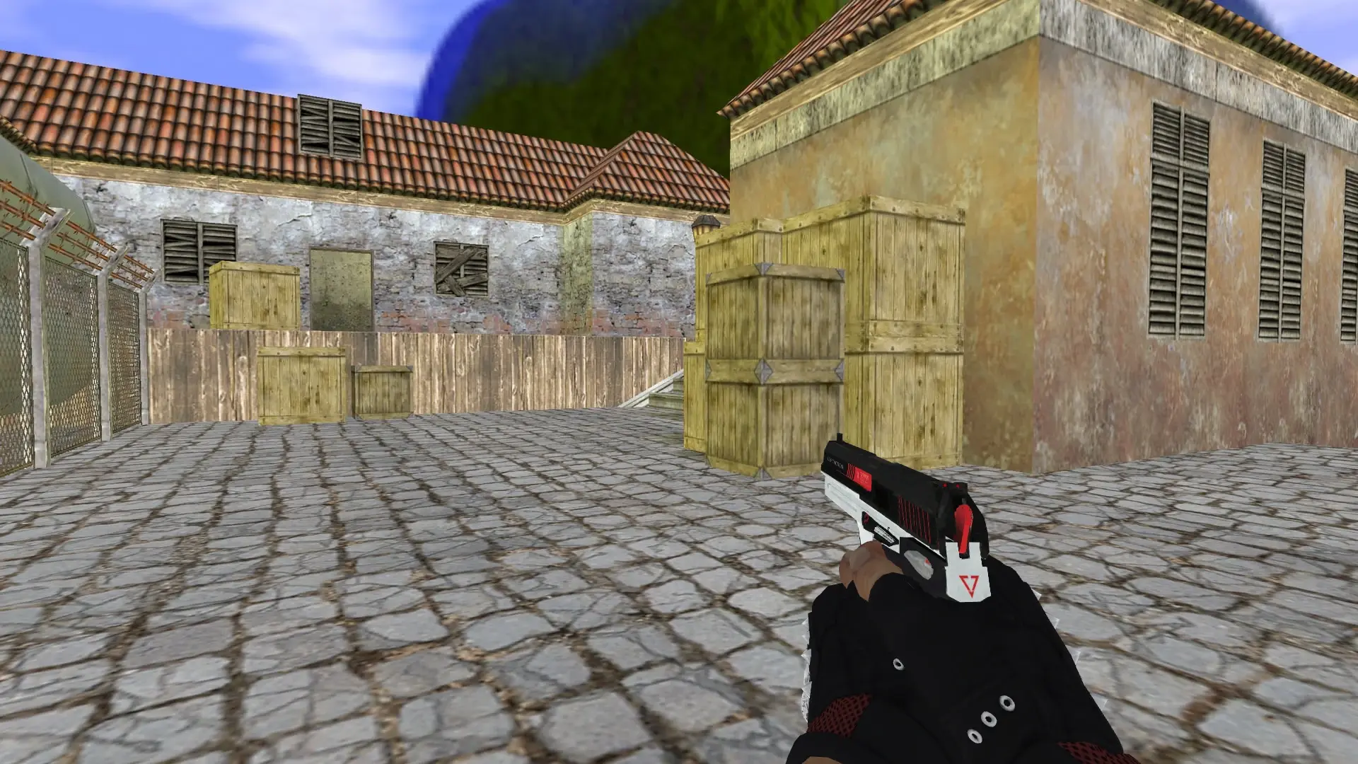USP — Bloodhound Gloves Charred Pack — de_inferno (first person)