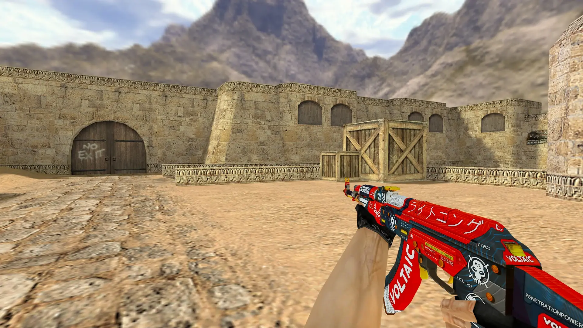 AK-47 — Bloodsport Weapon Pack — de_dust2 (first person)
