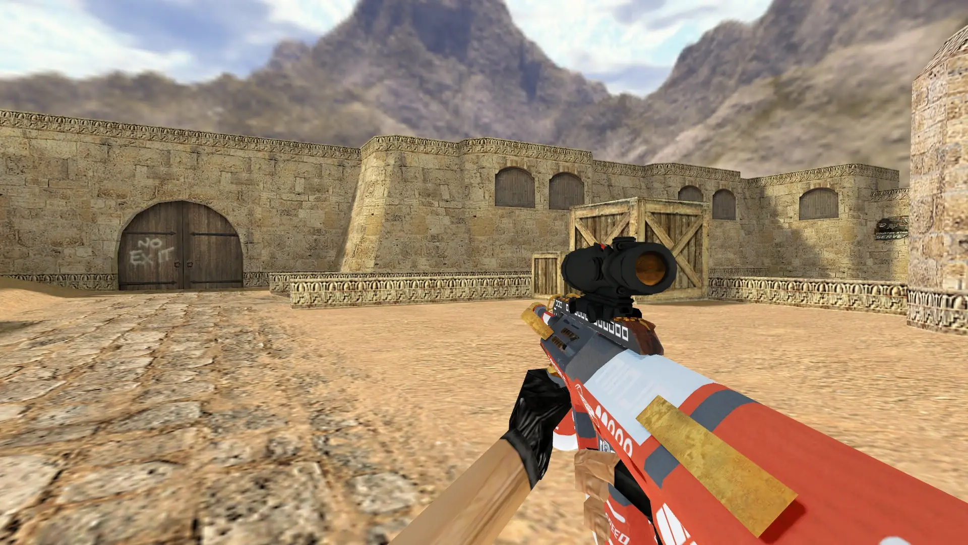 AUG — Bloodsport Weapon Pack — de_dust2 (first person)