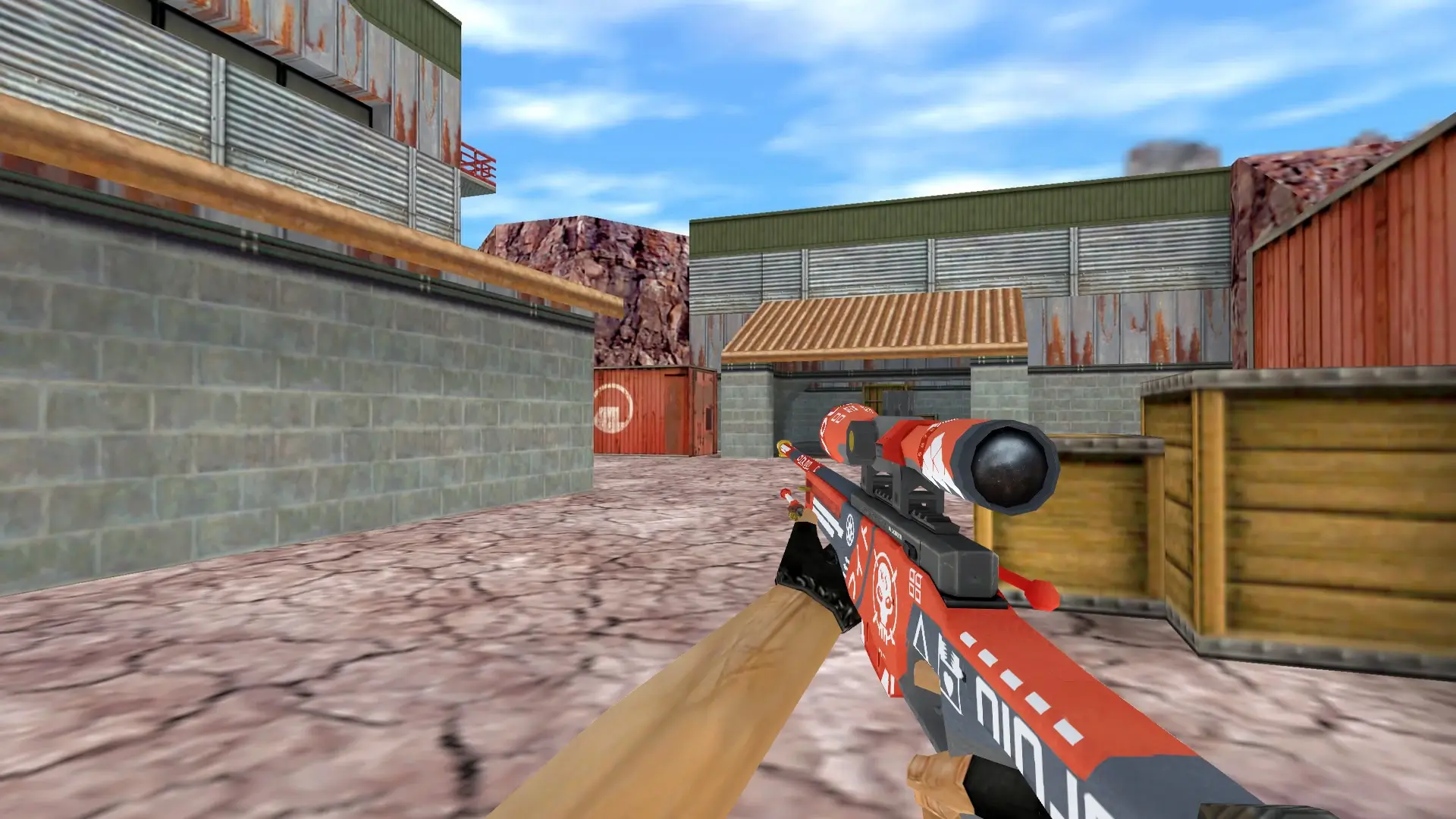 AWP — Bloodsport Weapon Pack — de_nuke (first person)