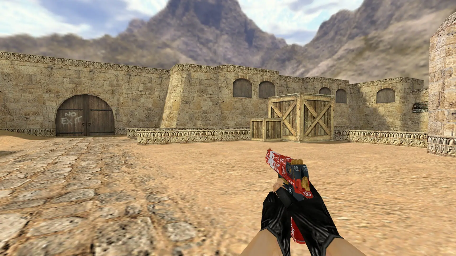 Desert Eagle — Bloodsport Weapon Pack — de_dust2 (first person)