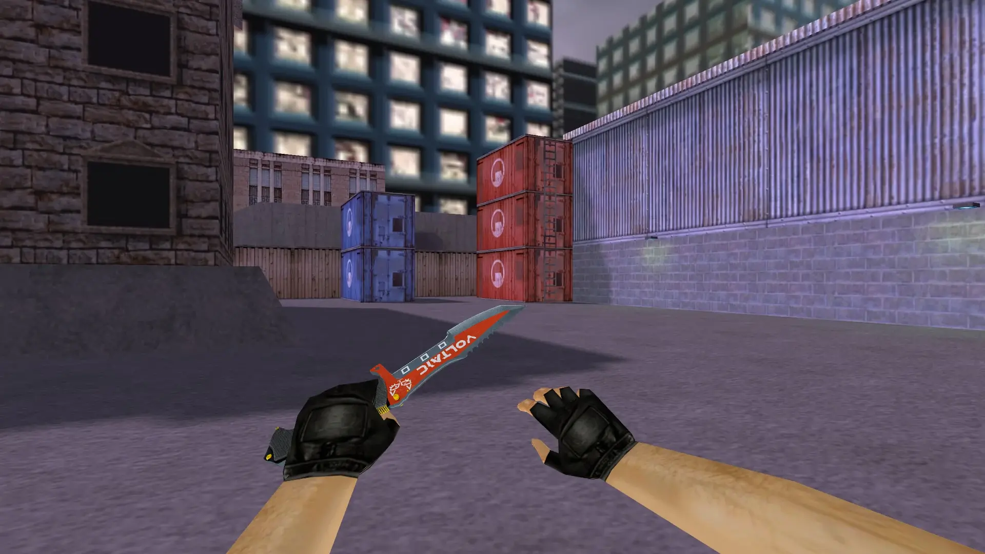 Knife — Bloodsport Weapon Pack — cs_assault (first person)