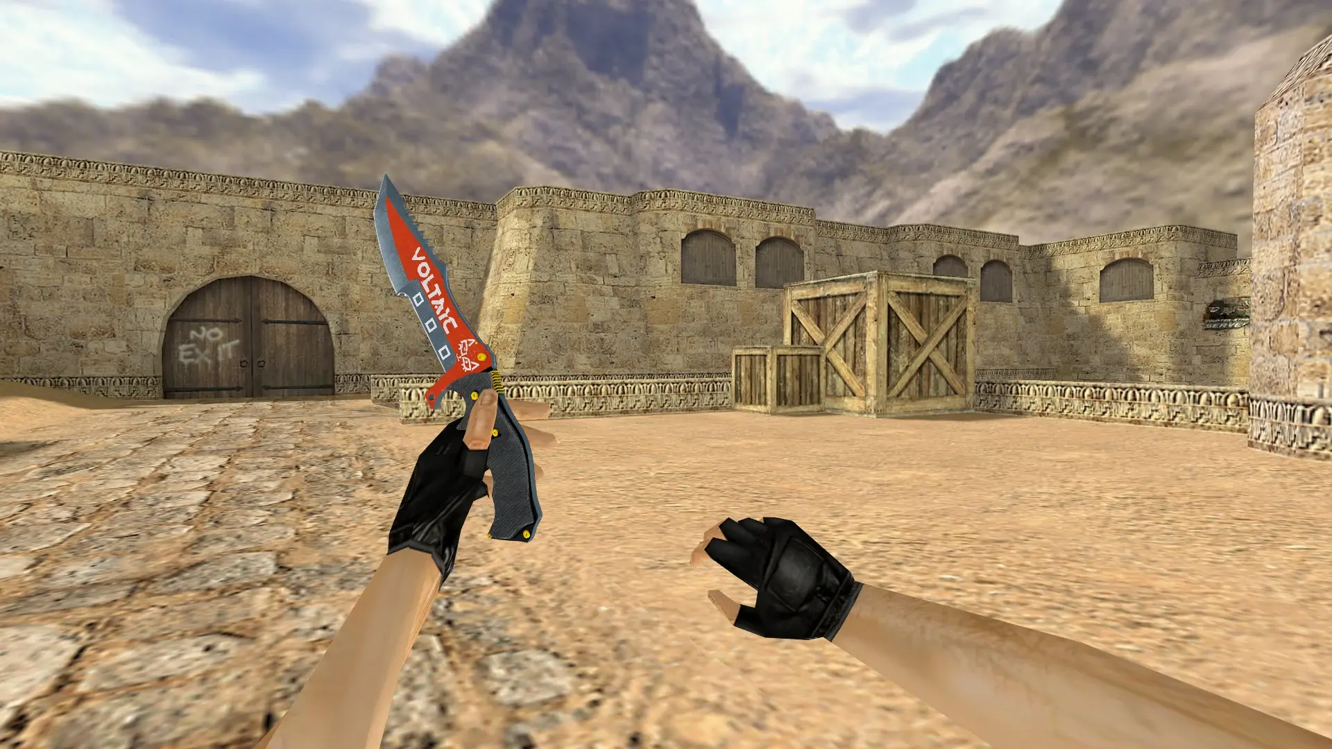 Knife — Bloodsport Weapon Pack — de_dust2 (first person)