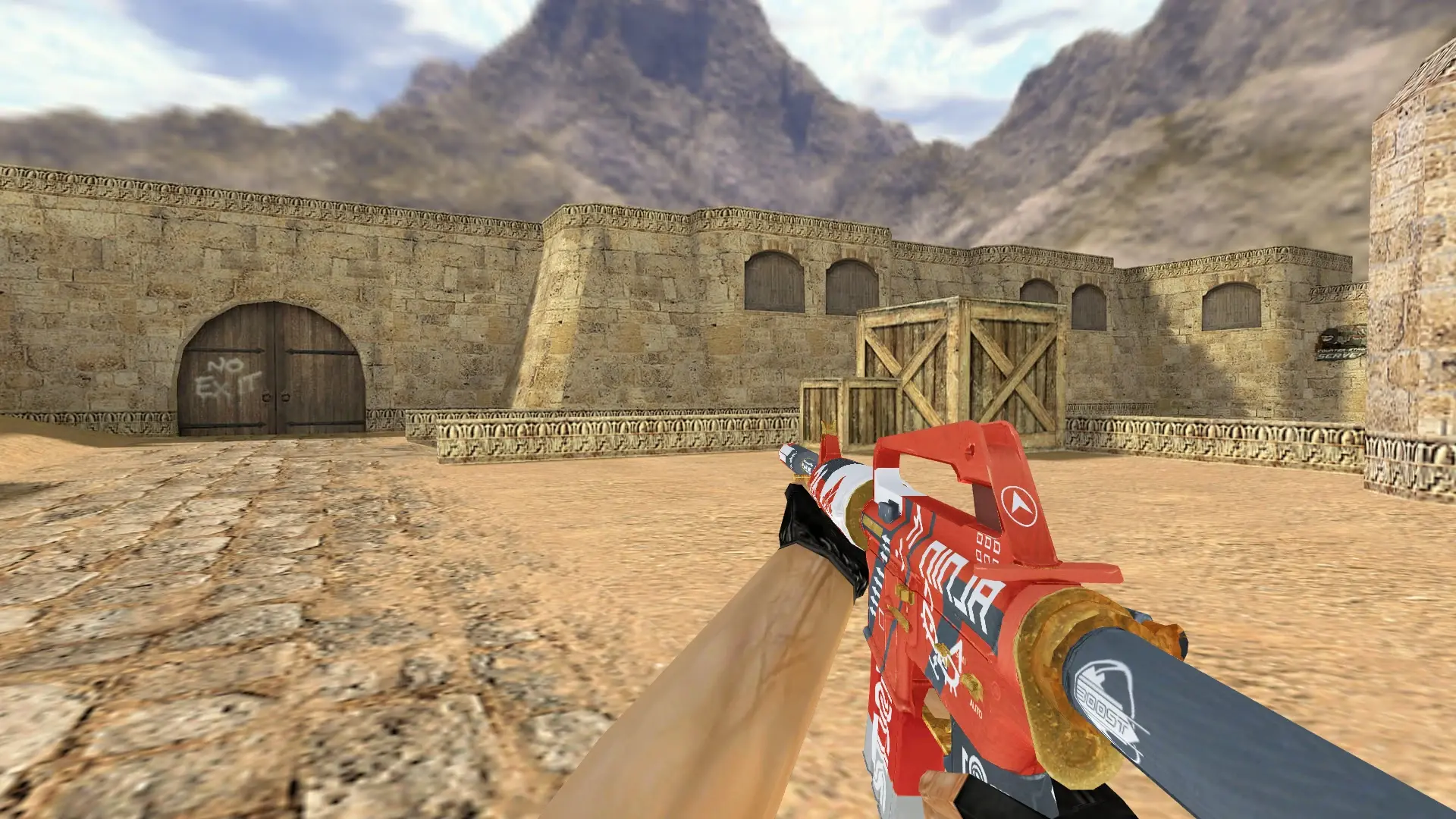 M4A1 — Bloodsport Weapon Pack — de_dust2 (first person)