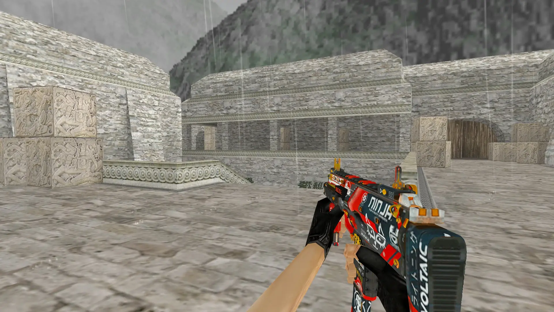 MP5 — Bloodsport Weapon Pack — de_aztec (first person)