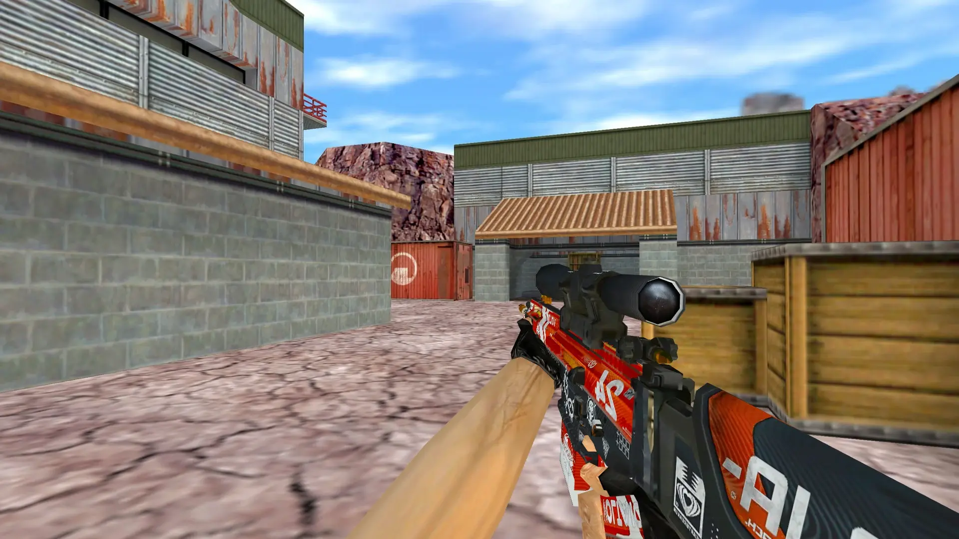 SG550 — Bloodsport Weapon Pack — de_nuke (first person)