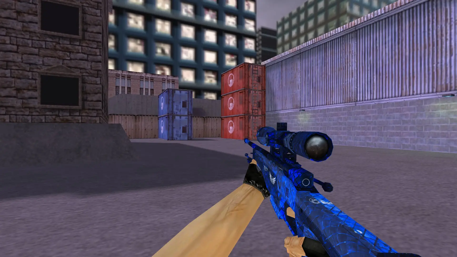 AWP — Blue The Prophet Pack — cs_assault (first person)