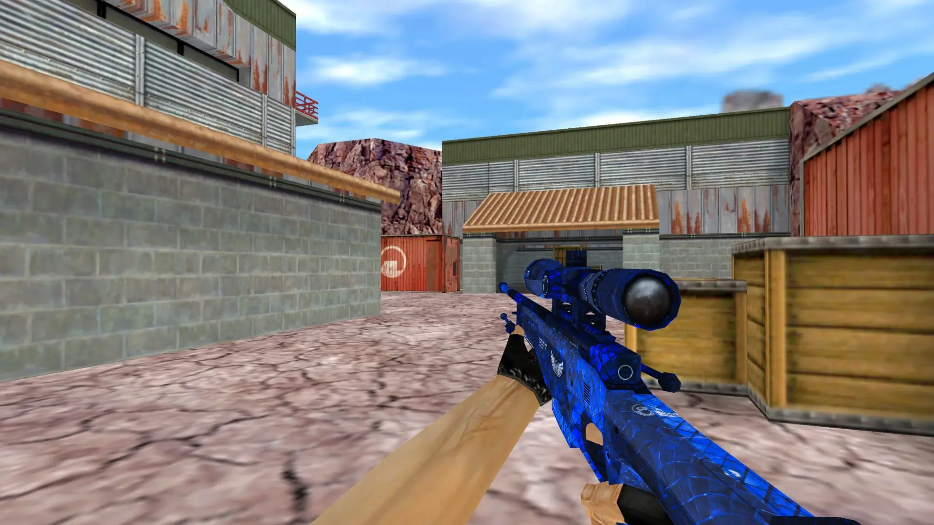 AWP — Blue The Prophet Pack — de_nuke (first person)