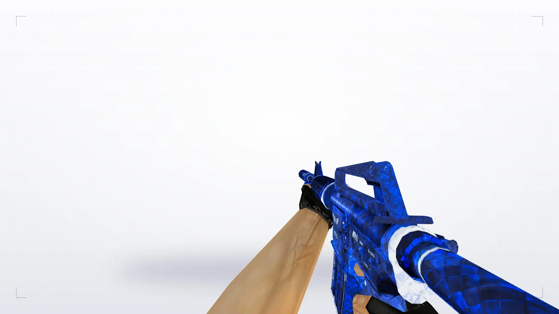 M4A1 — Blue The Prophet Pack — first person