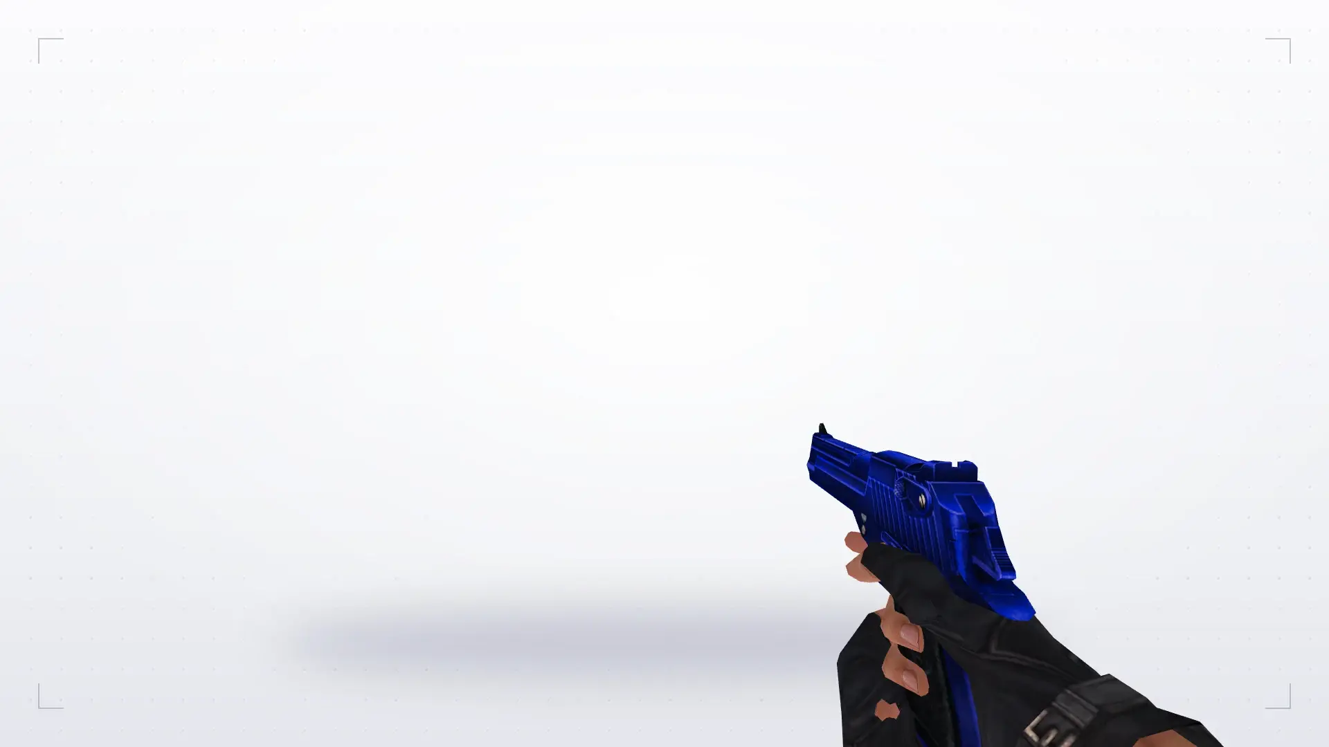 Desert Eagle — Blue Weapons with Tattoo — first person