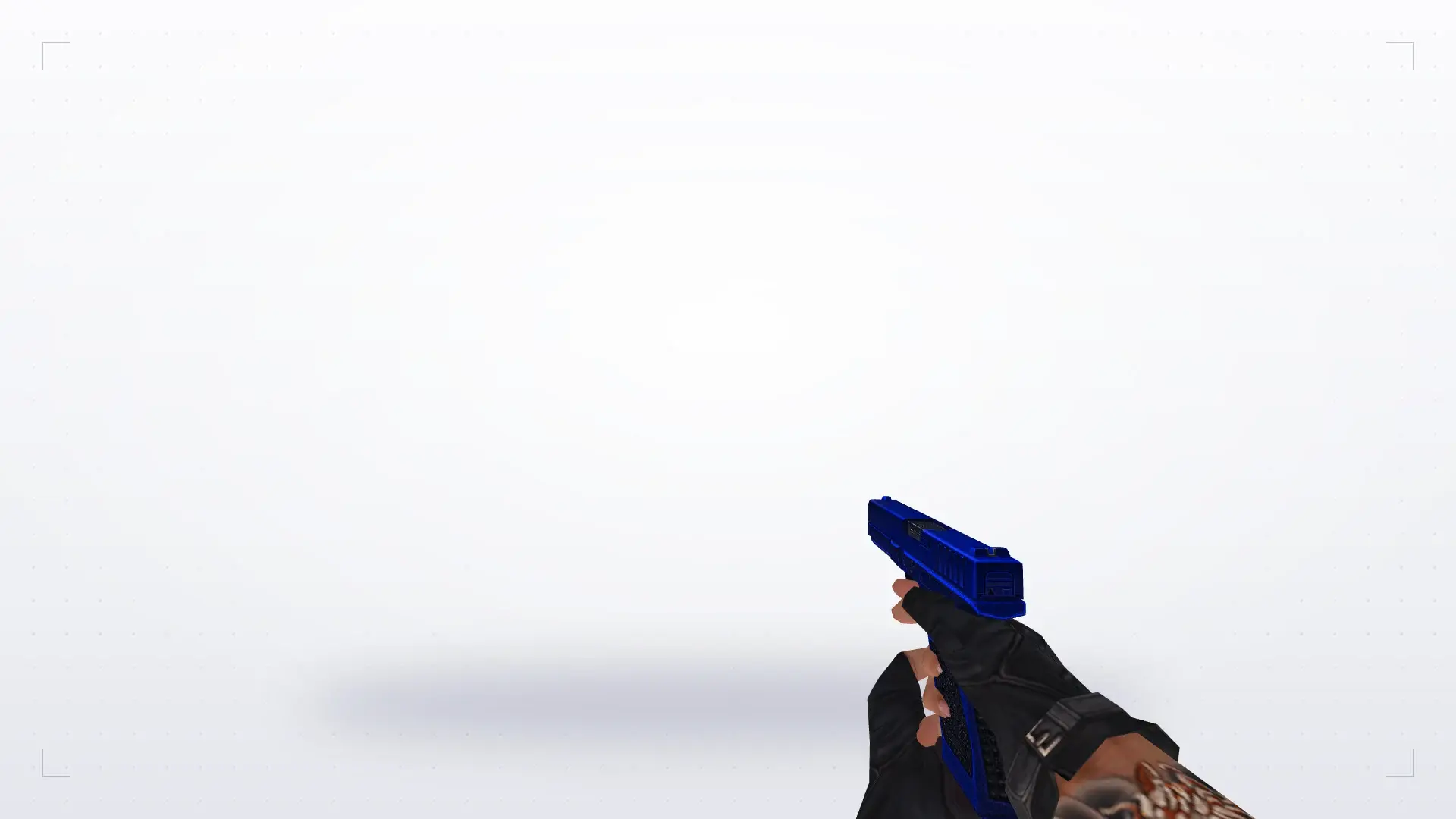 Glock-18 — Blue Weapons with Tattoo — first person