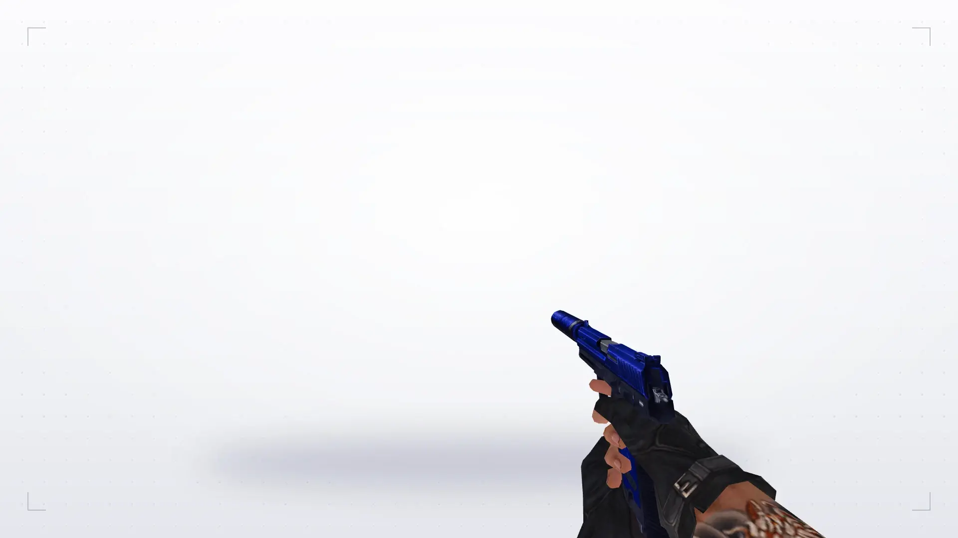 USP — Blue Weapons with Tattoo — first person