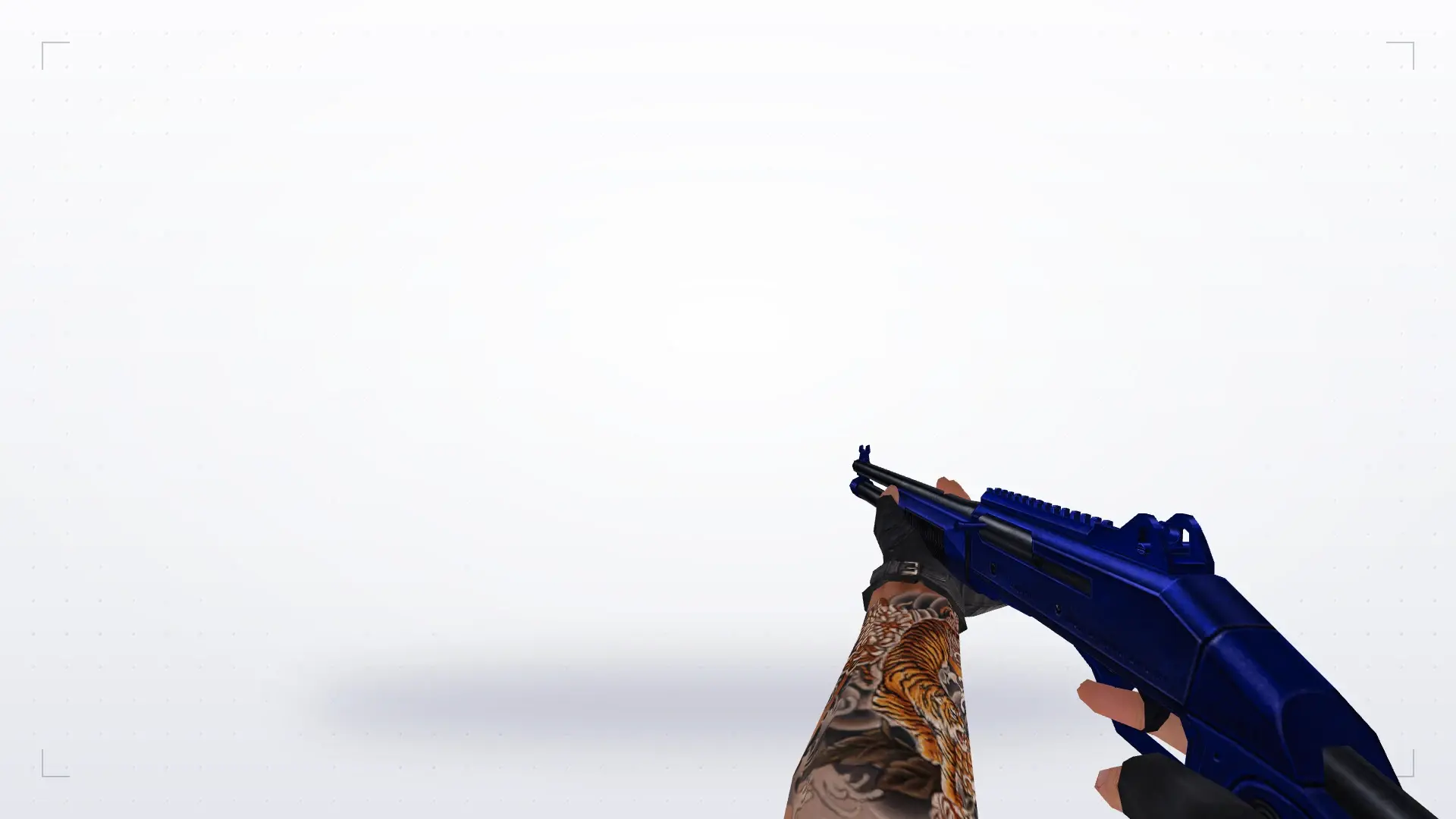 XM1014 — Blue Weapons with Tattoo — first person