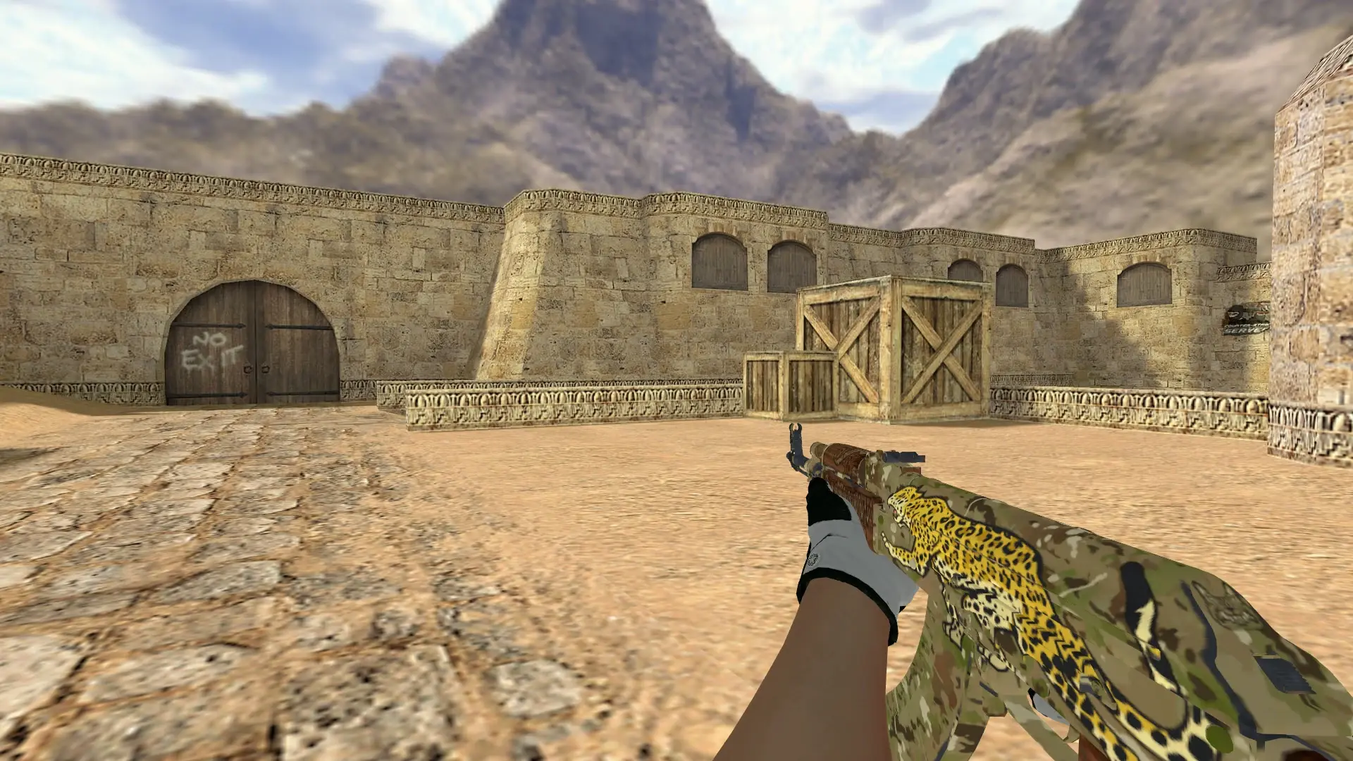 AK-47 — Broken Fang Operation Skins — de_dust2 (first person)