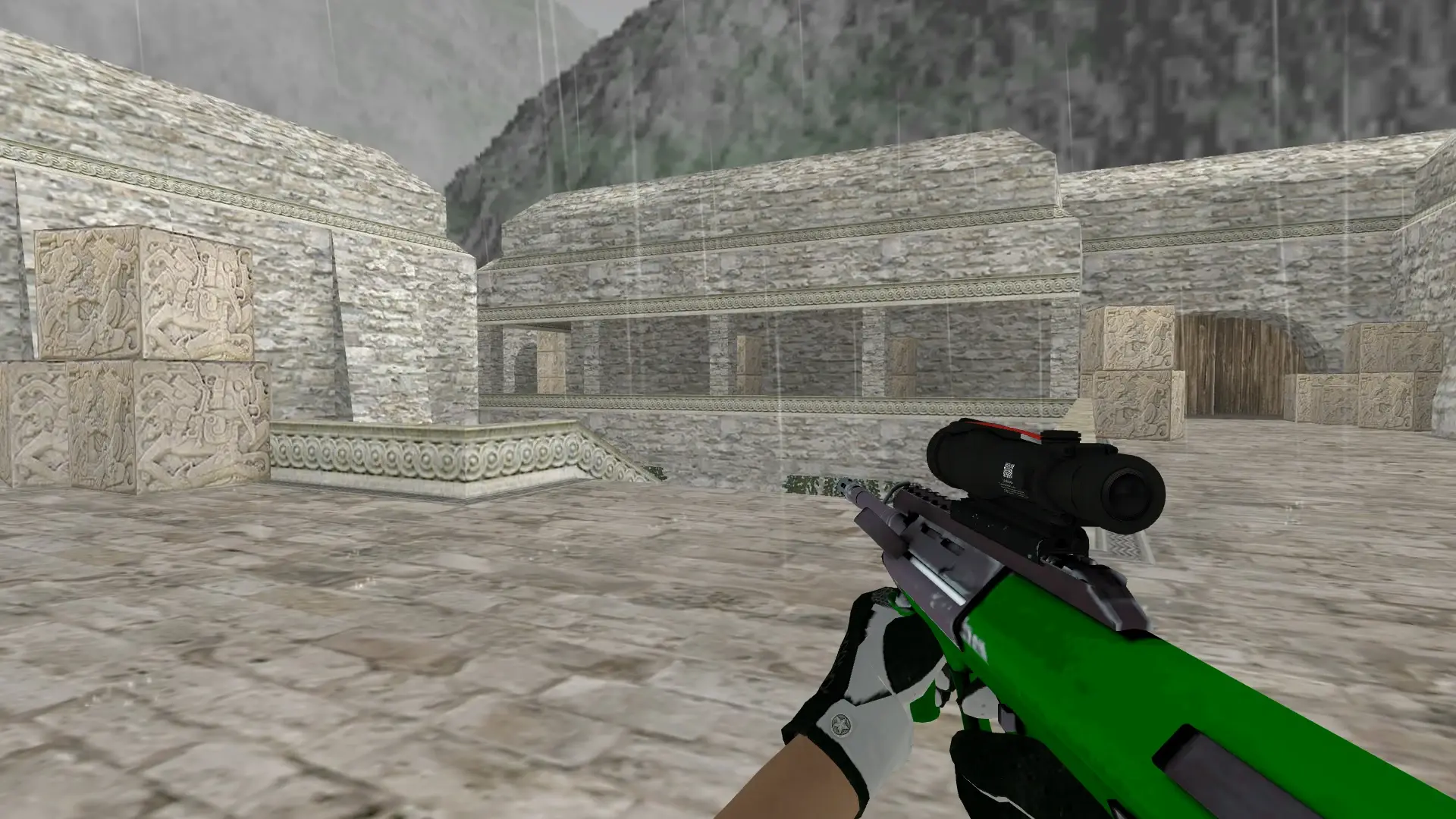 AUG — Broken Fang Operation Skins — de_aztec (first person)