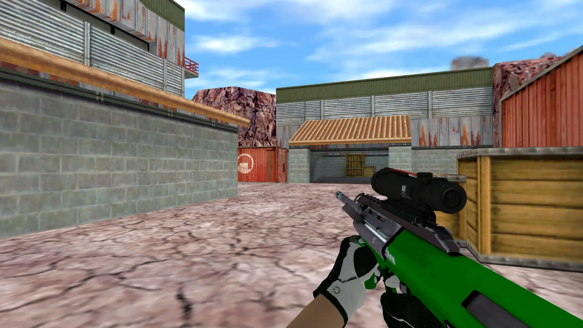 AUG — Broken Fang Operation Skins — de_nuke (first person)