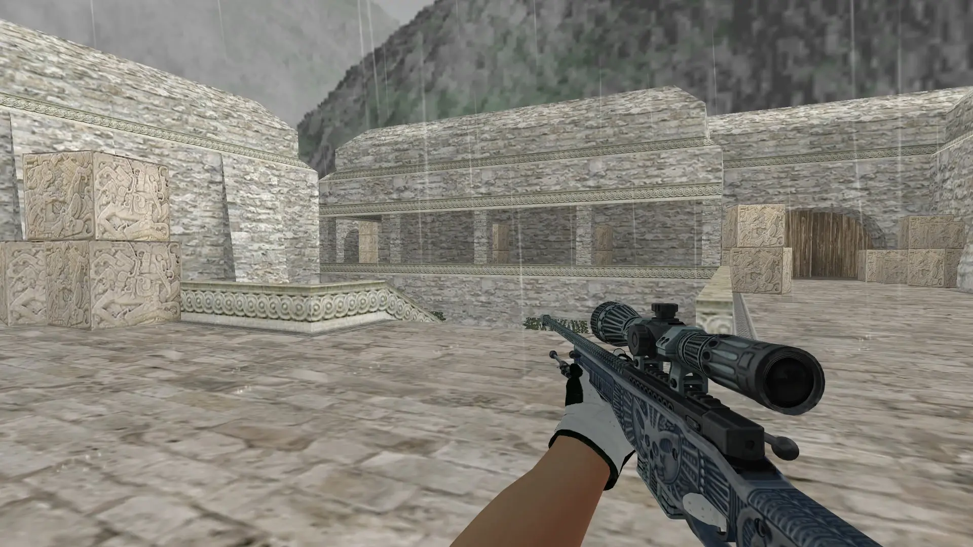 AWP — Broken Fang Operation Skins — de_aztec (first person)