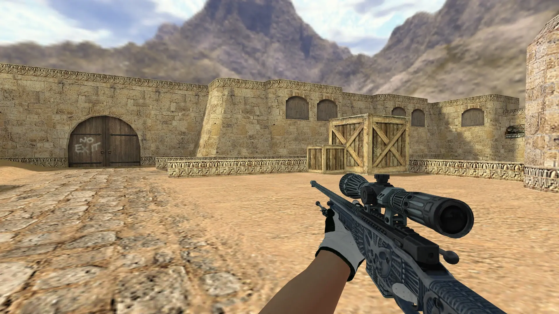 AWP — Broken Fang Operation Skins — de_dust2 (first person)