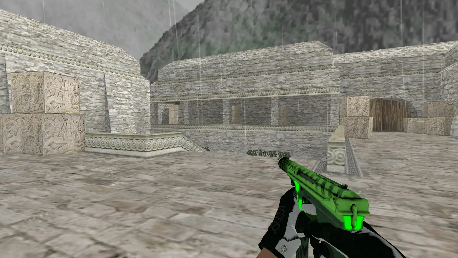 Dual Berettas — Broken Fang Operation Skins — de_aztec (first person)