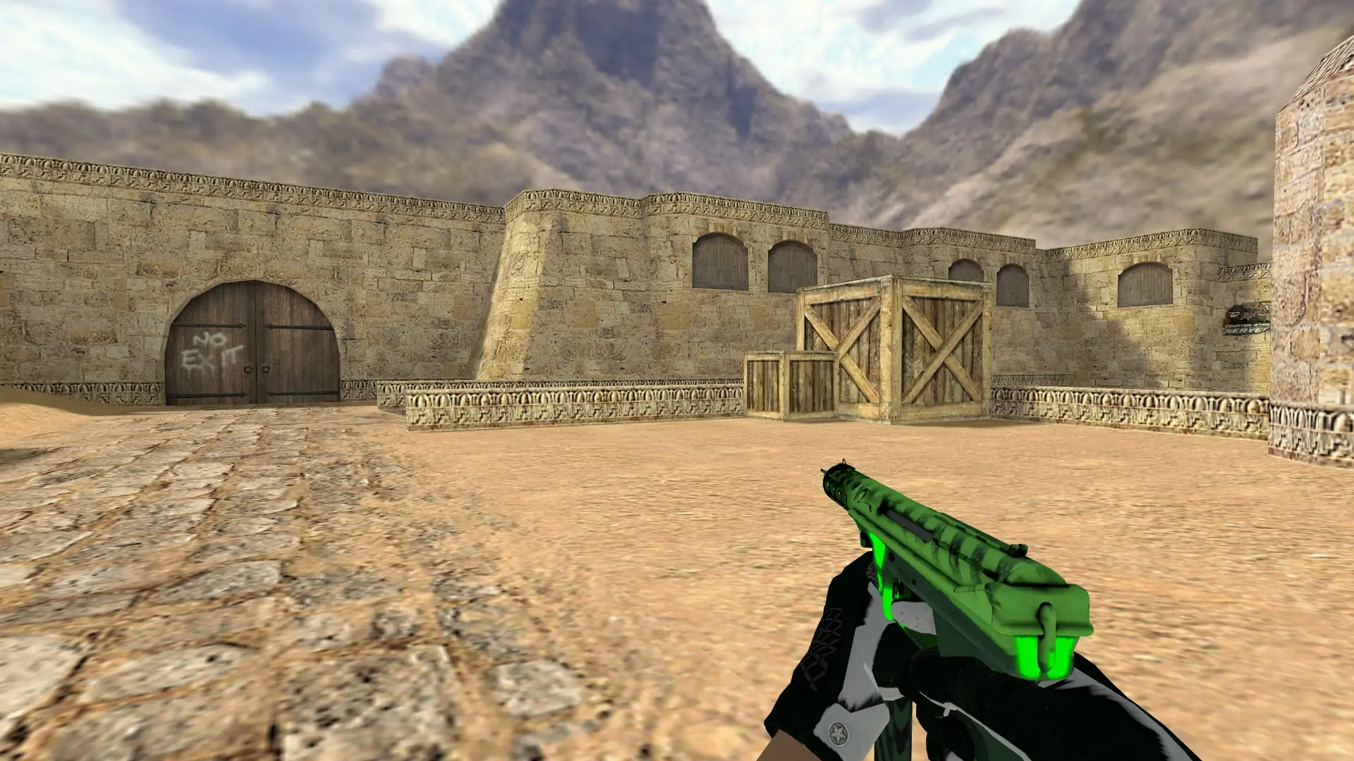 Dual Berettas — Broken Fang Operation Skins — de_dust2 (first person)