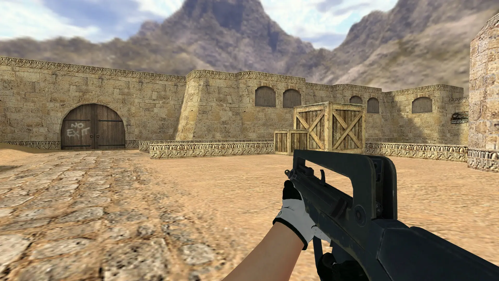 FAMAS — Broken Fang Operation Skins — de_dust2 (first person)