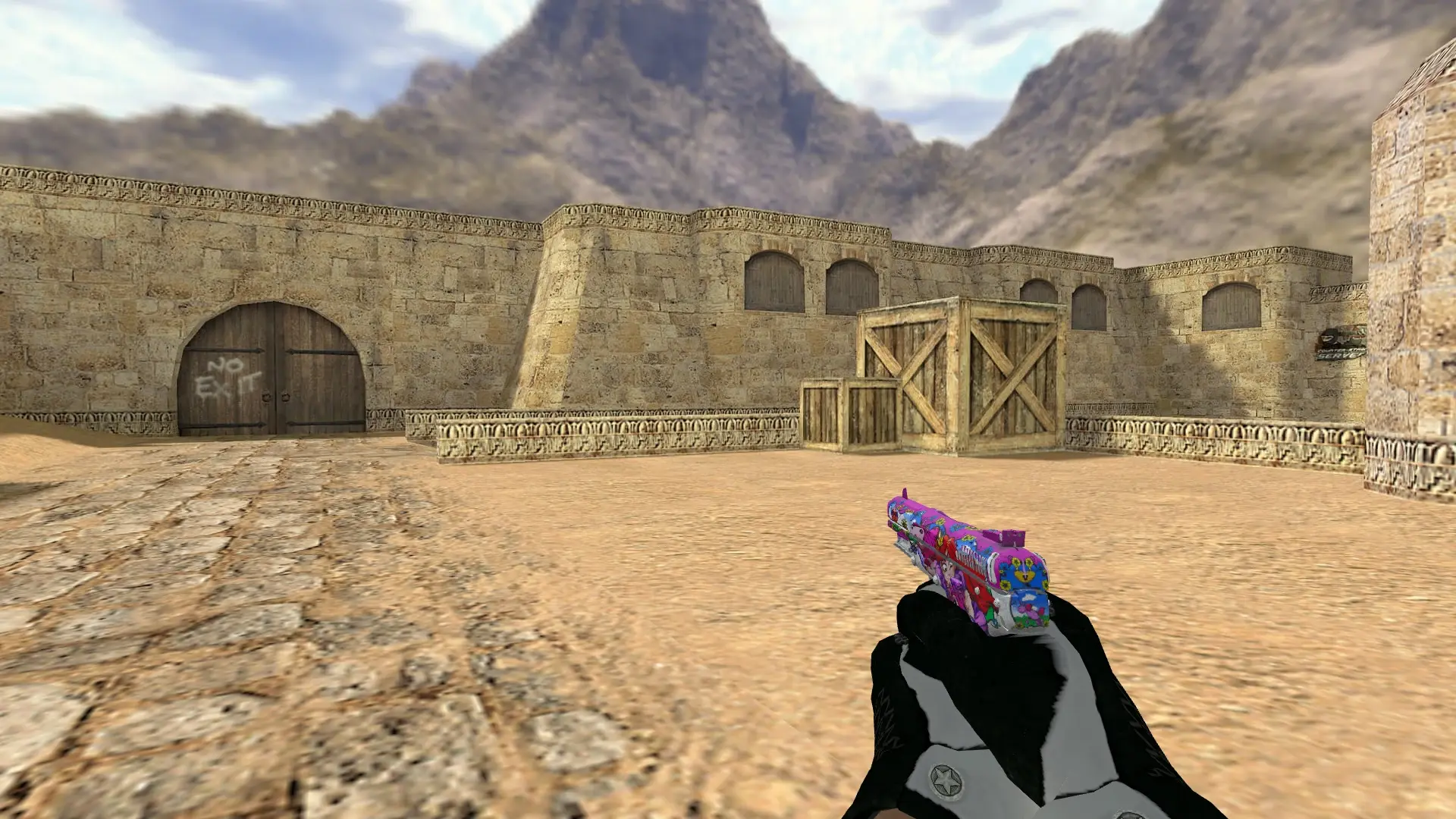 Five-SeveN — Broken Fang Operation Skins — de_dust2 (first person)