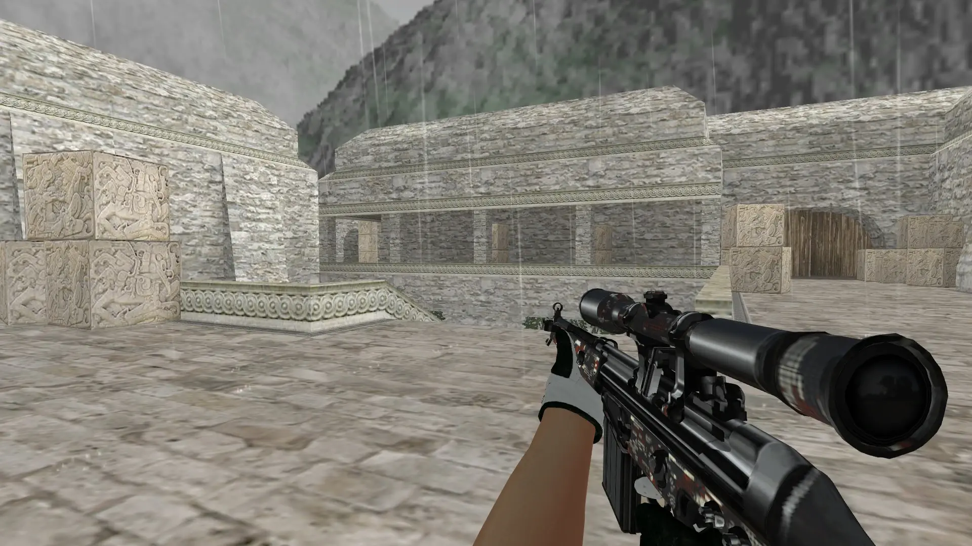 G3SG1 — Broken Fang Operation Skins — de_aztec (first person)