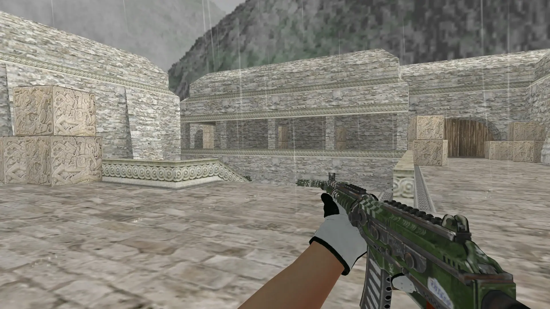 Galil AR — Broken Fang Operation Skins — de_aztec (first person)