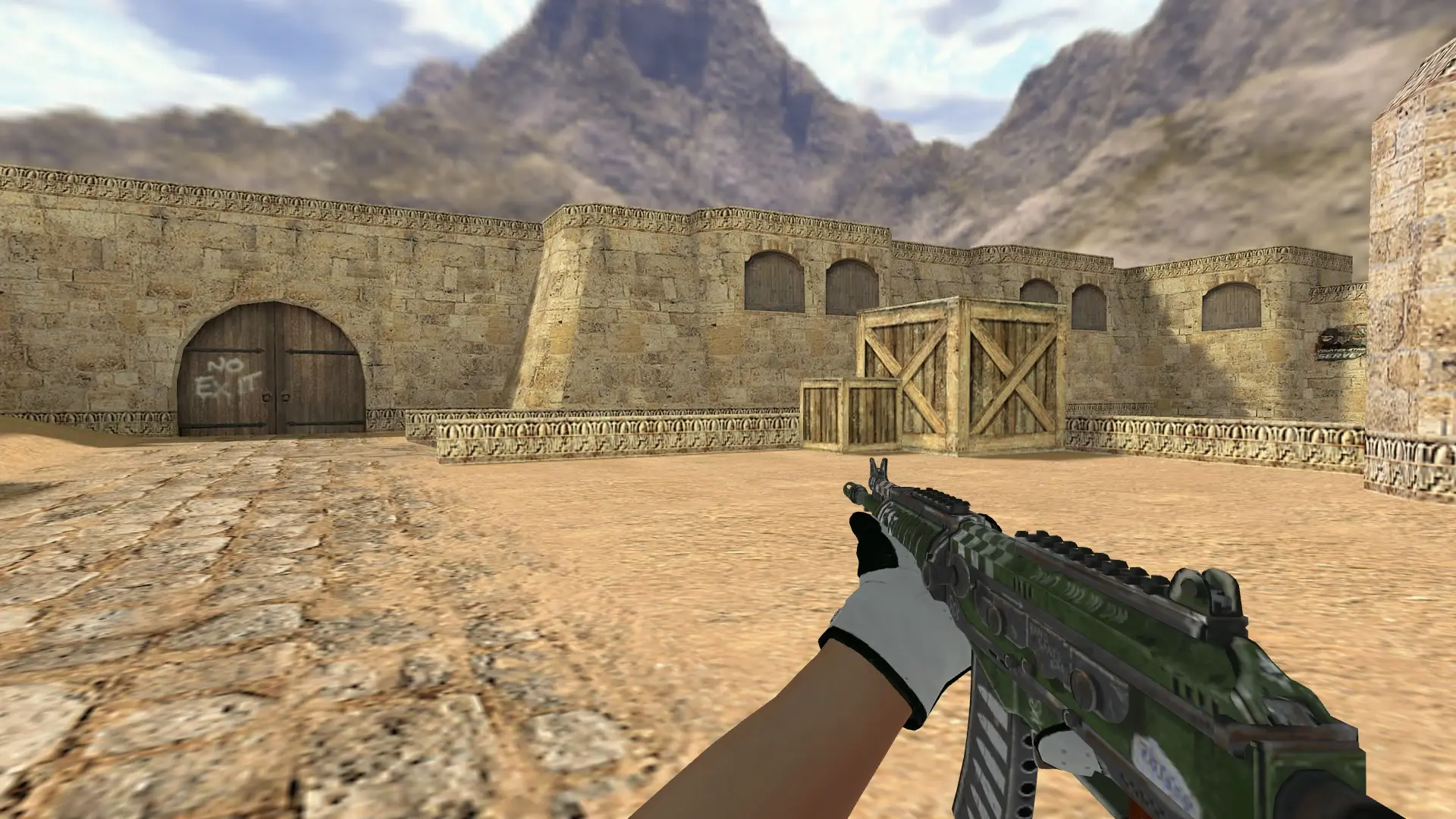 Galil AR — Broken Fang Operation Skins — de_dust2 (first person)