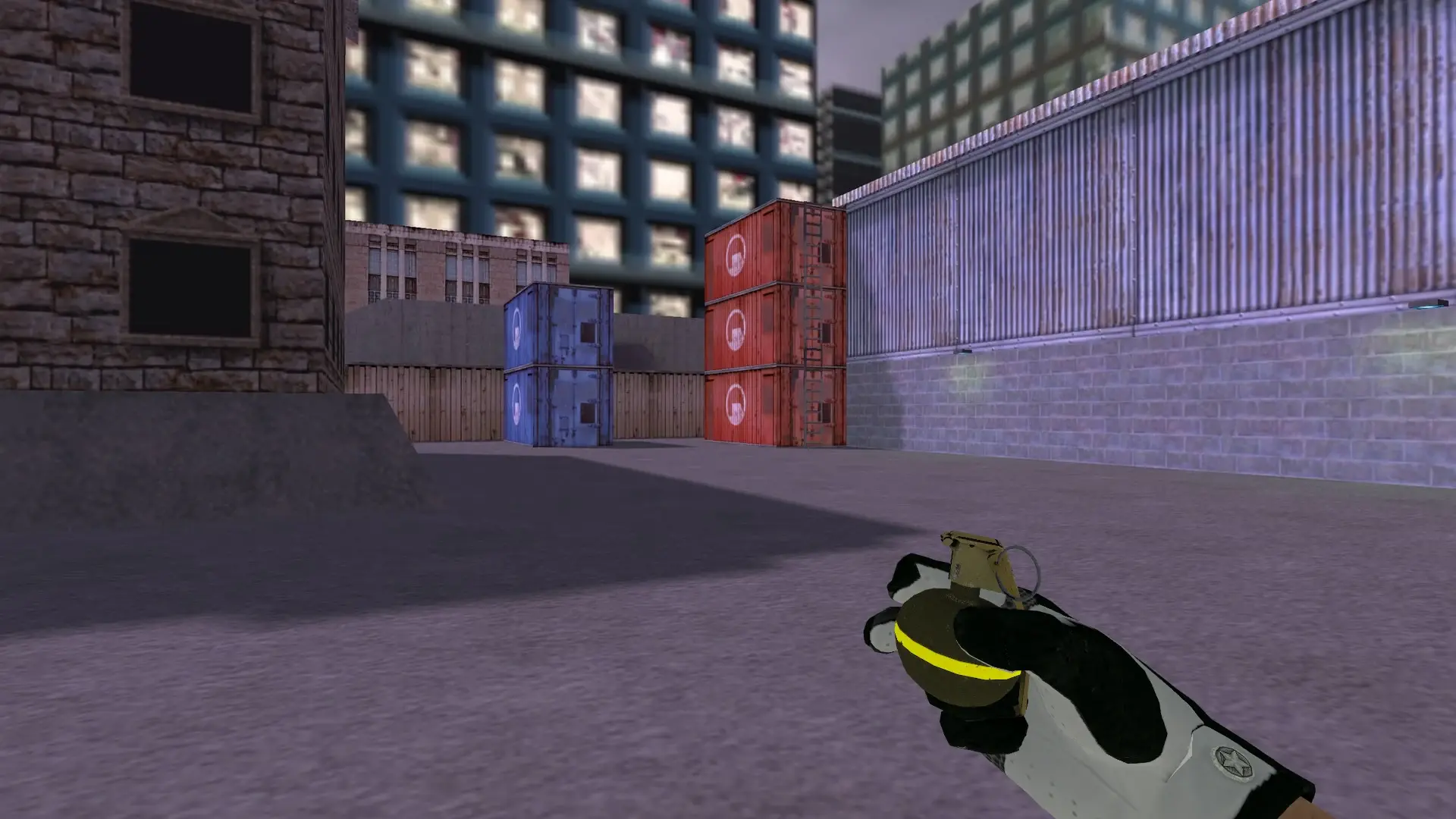 HE Grenade — Broken Fang Operation Skins — cs_assault (first person)