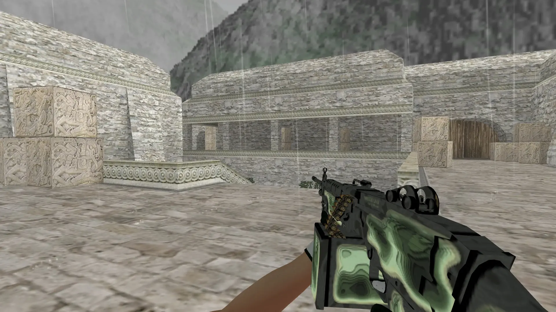 M249 — Broken Fang Operation Skins — de_aztec (first person)