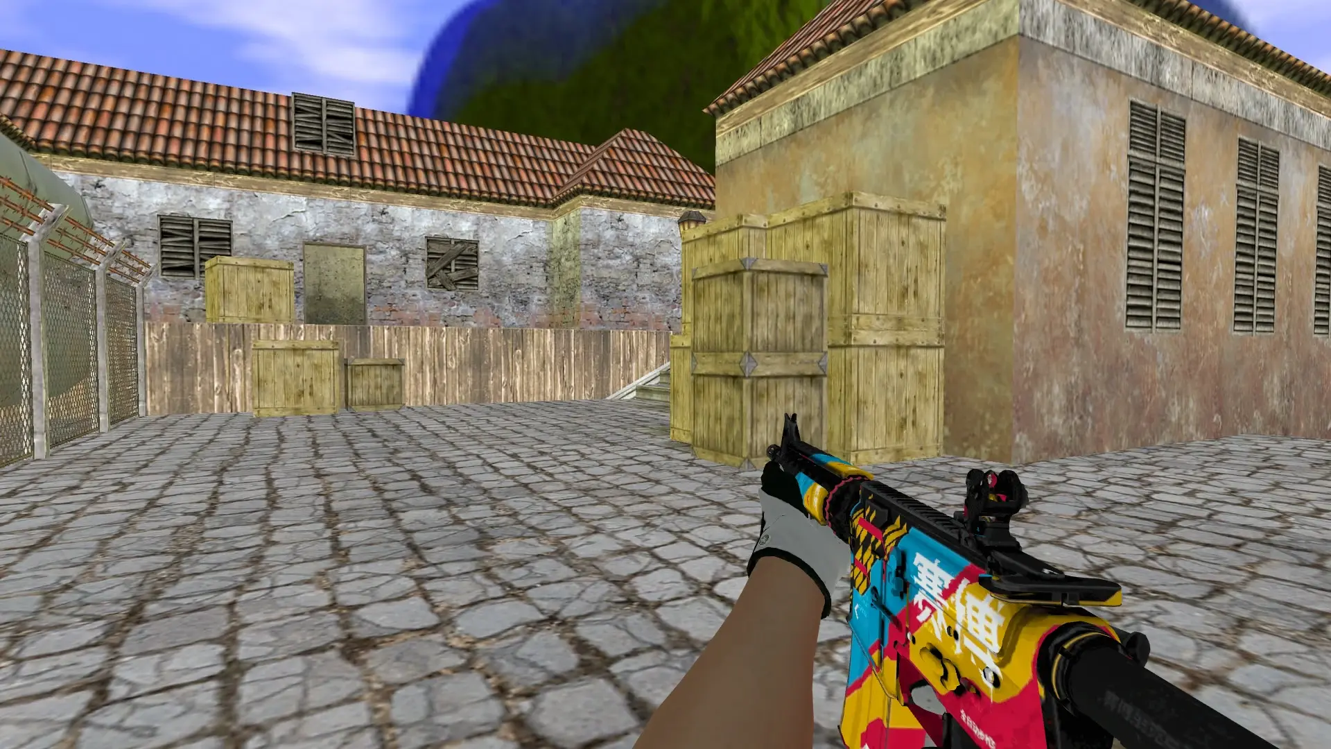 M4A1 — Broken Fang Operation Skins — de_inferno (first person)