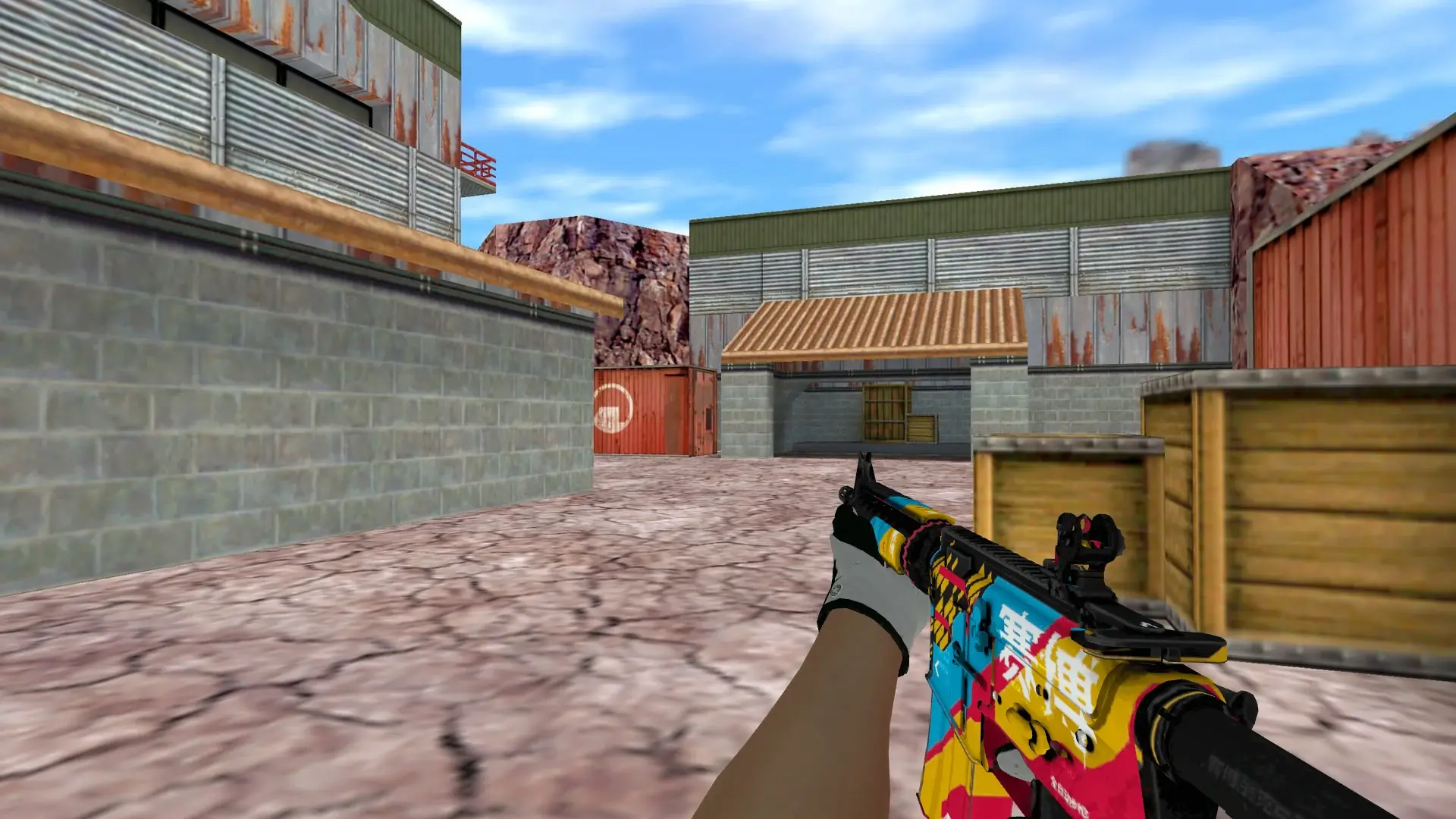 M4A1 — Broken Fang Operation Skins — de_nuke (first person)