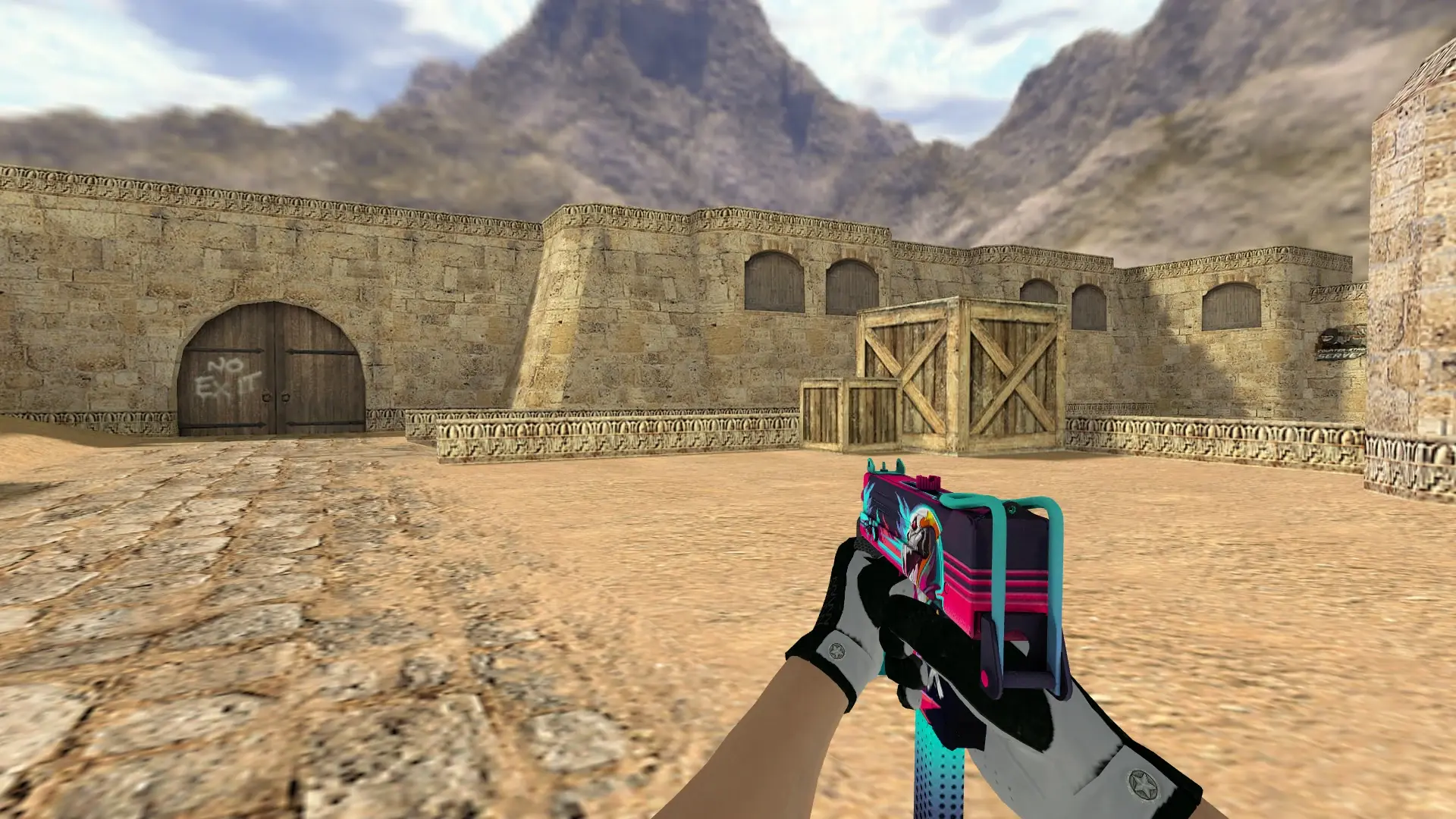 MAC-10 — Broken Fang Operation Skins — de_dust2 (first person)