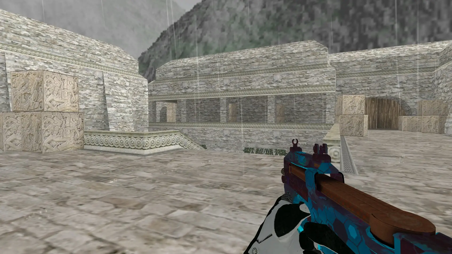 P90 — Broken Fang Operation Skins — de_aztec (first person)