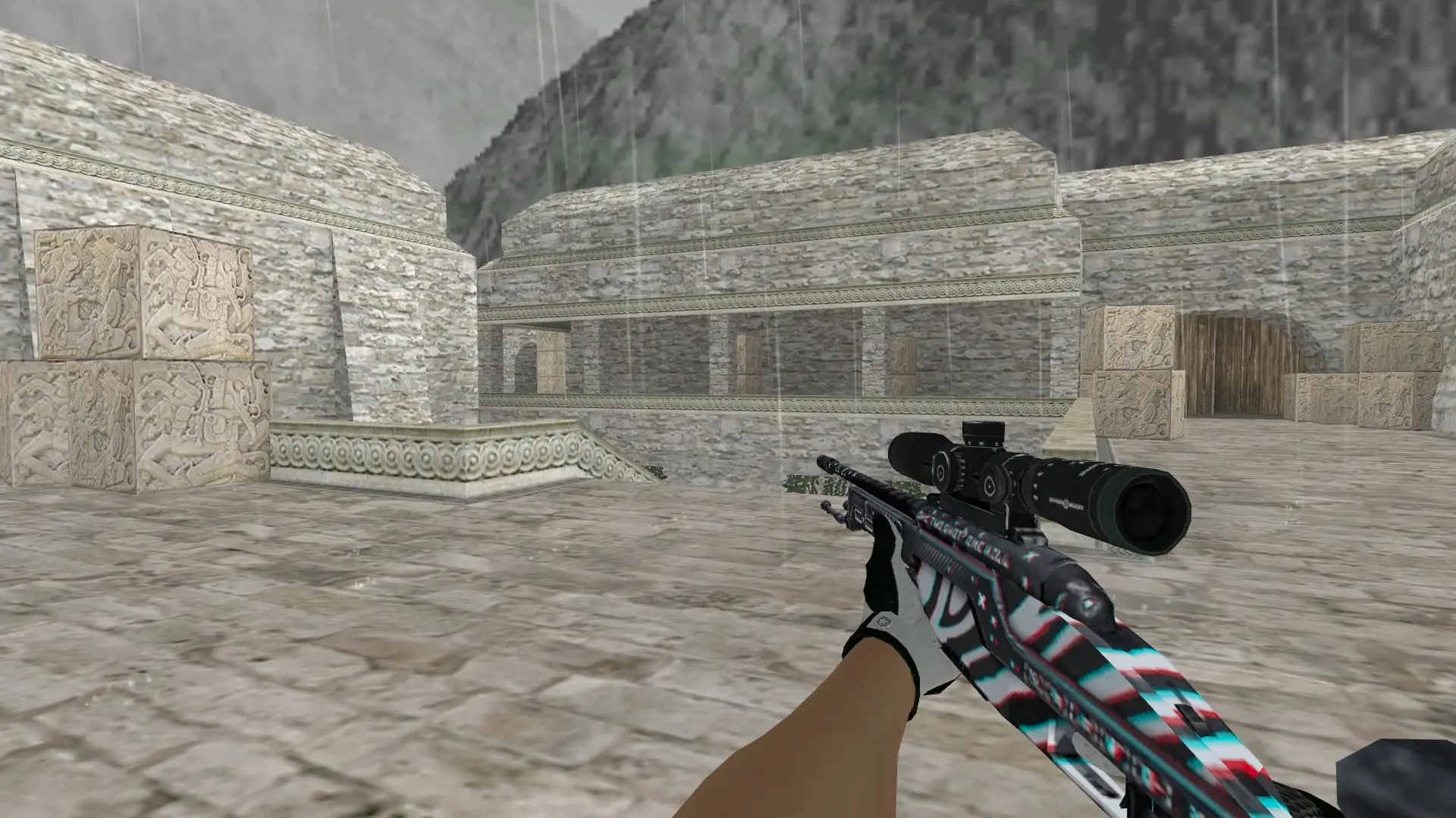 Scout — Broken Fang Operation Skins — de_aztec (first person)