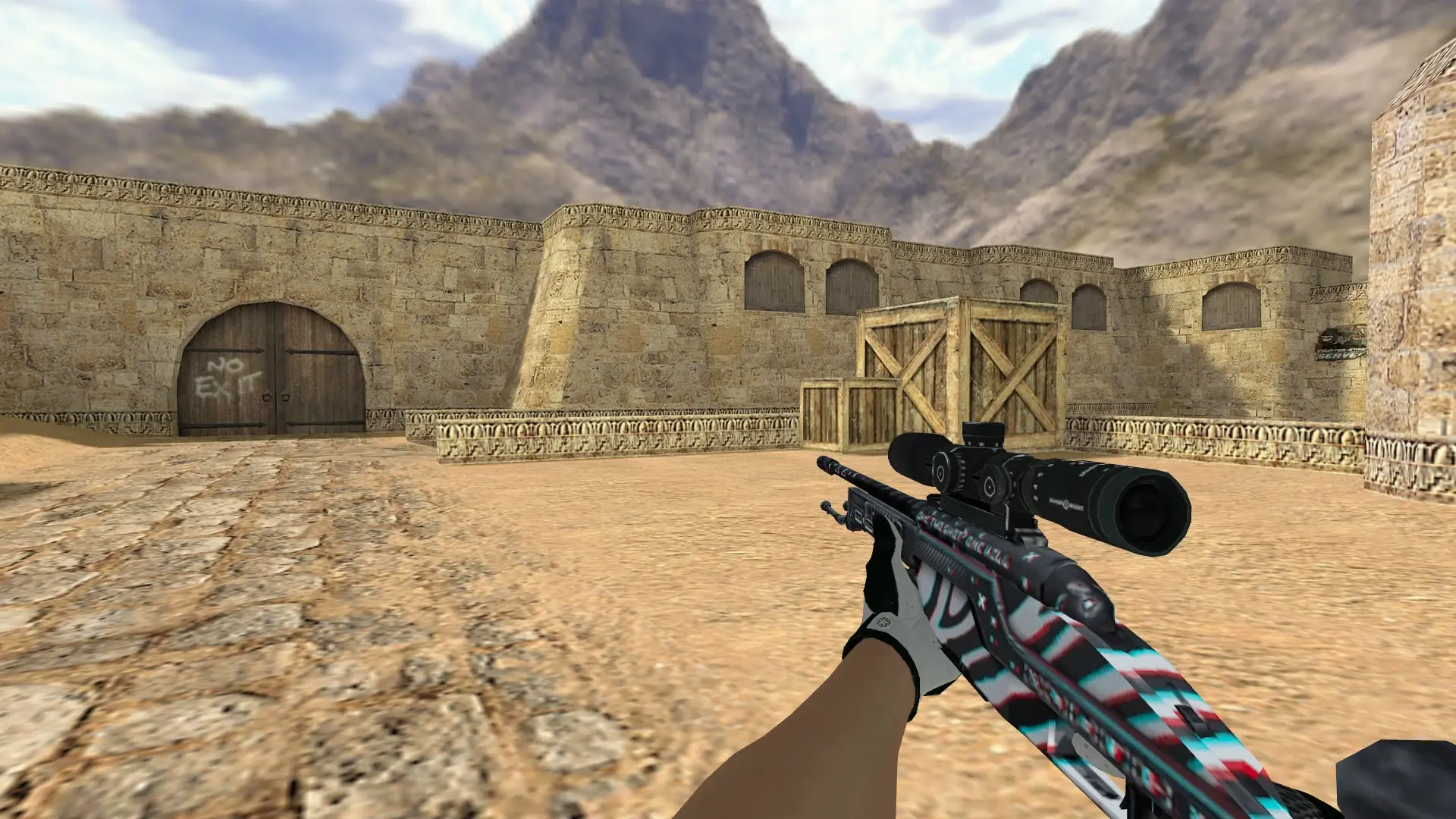 Scout — Broken Fang Operation Skins — de_dust2 (first person)